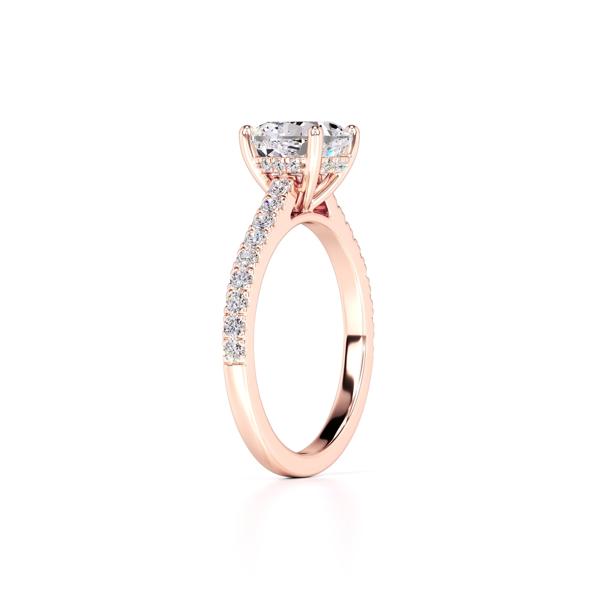 Elise Lab Grown Diamond Ring | Rose Gold | 3