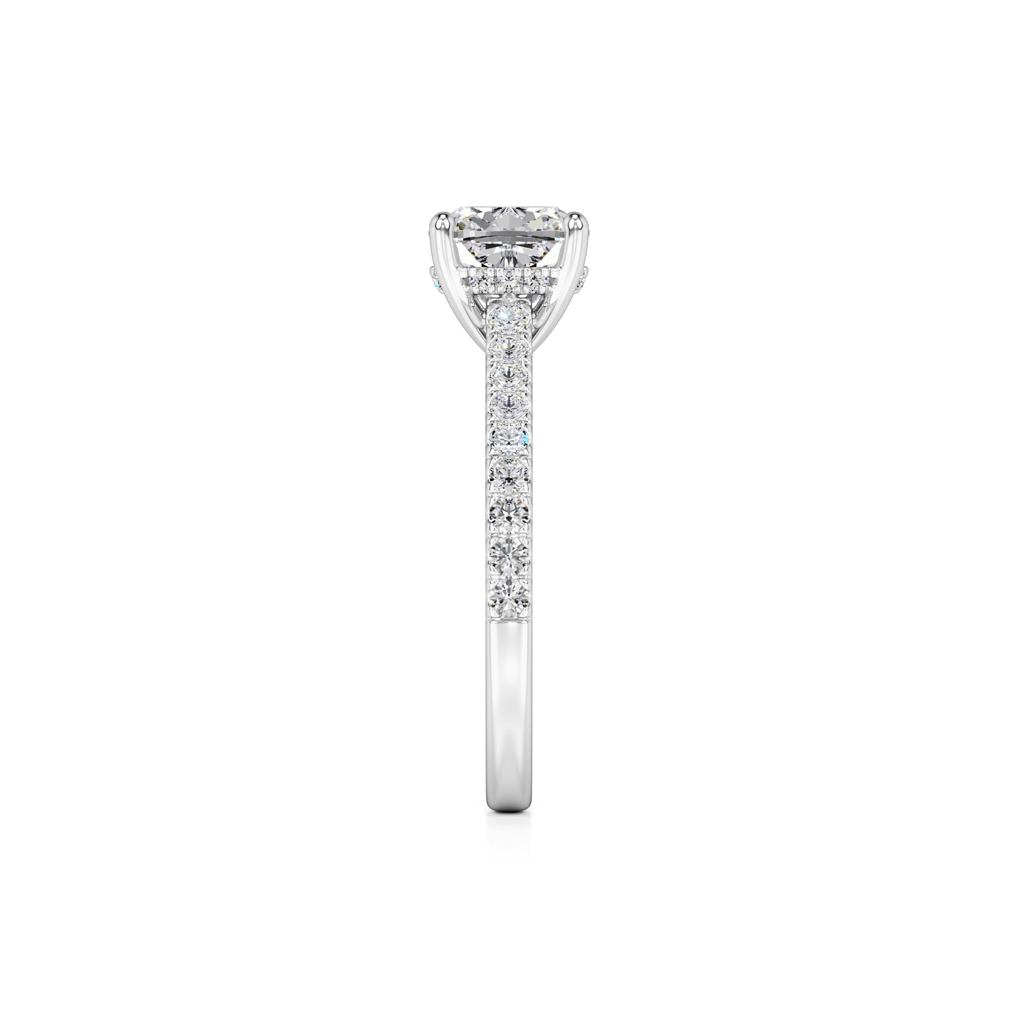 Elise Lab Grown Diamond Ring | White Gold | 4