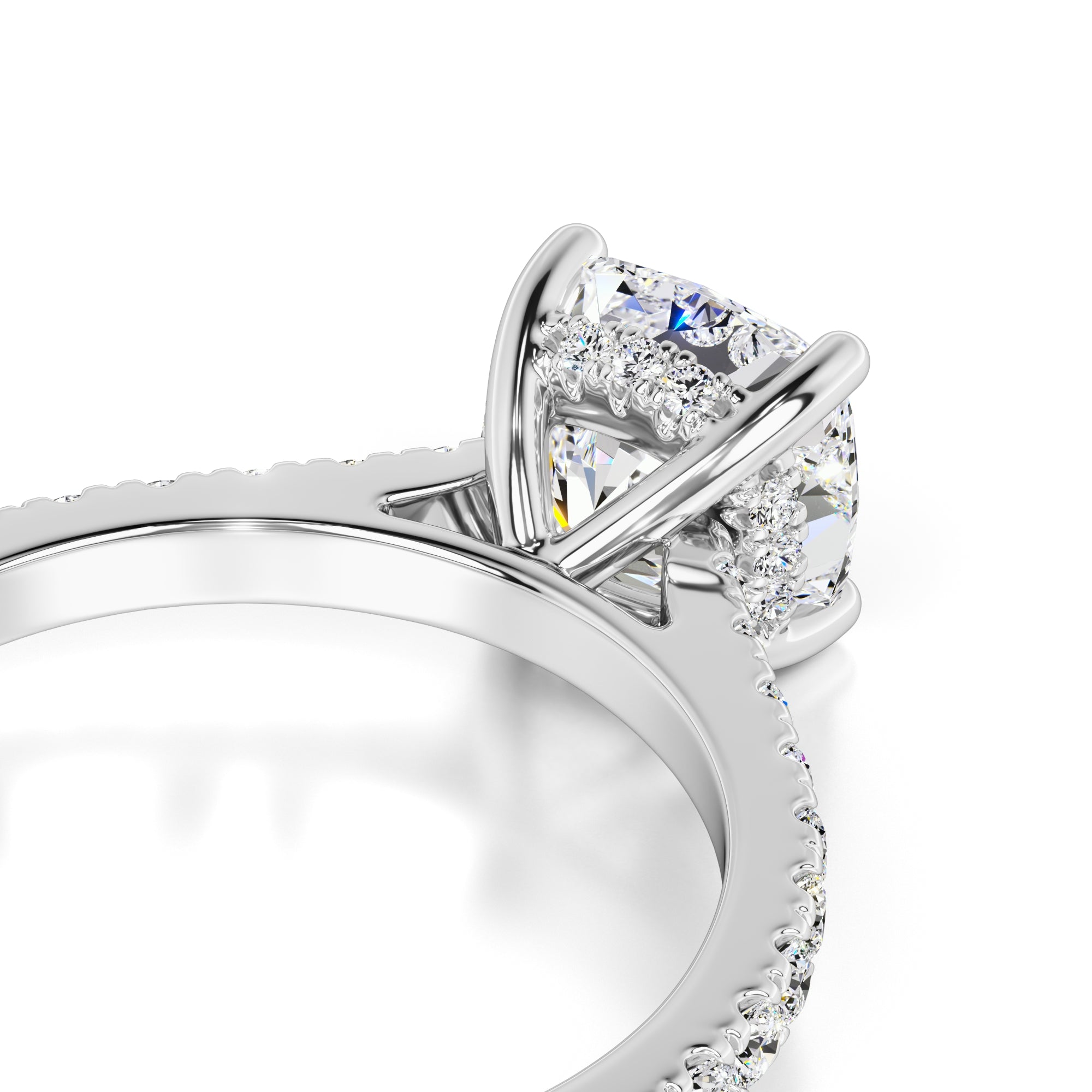 Elise Lab Grown Diamond Ring | White Gold | 2