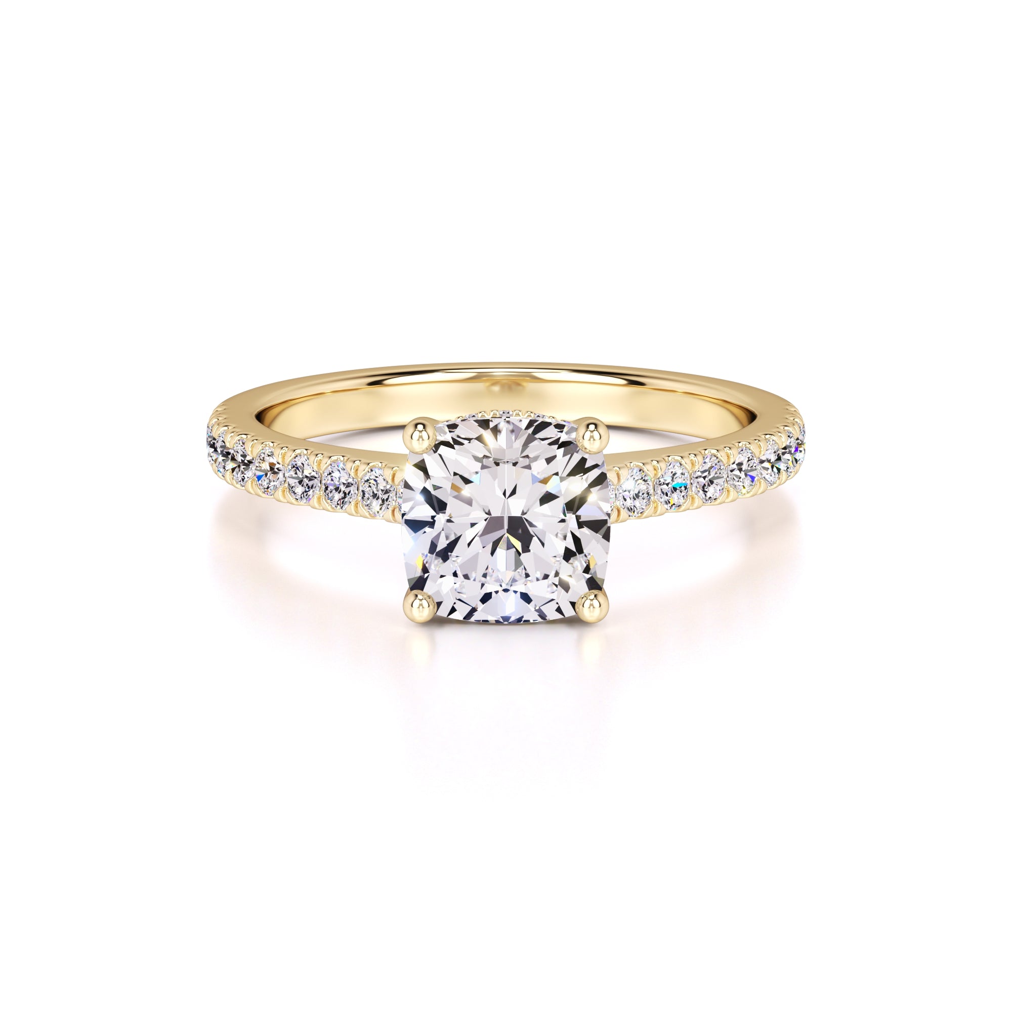 Elise Lab Grown Diamond Ring | Yellow Gold | 1