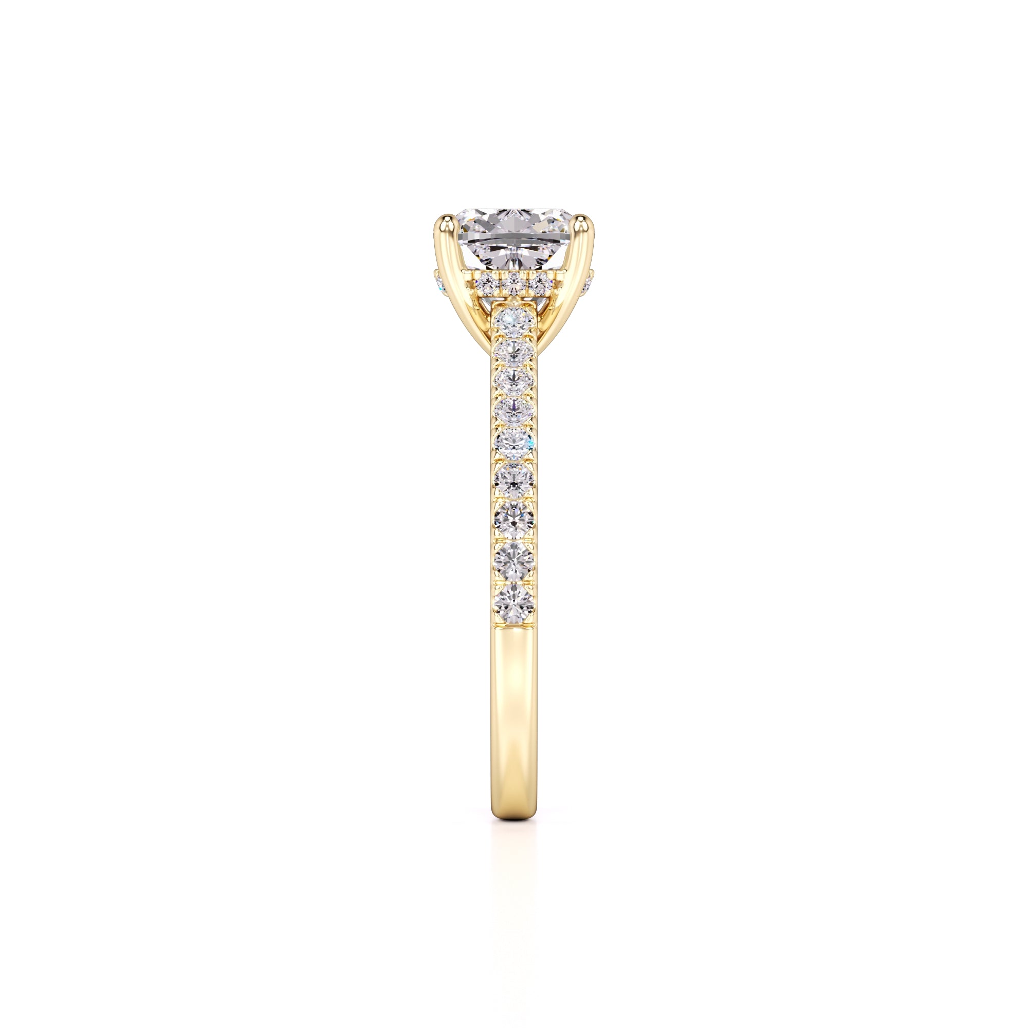 Elise Lab Grown Diamond Ring | Yellow Gold | 4