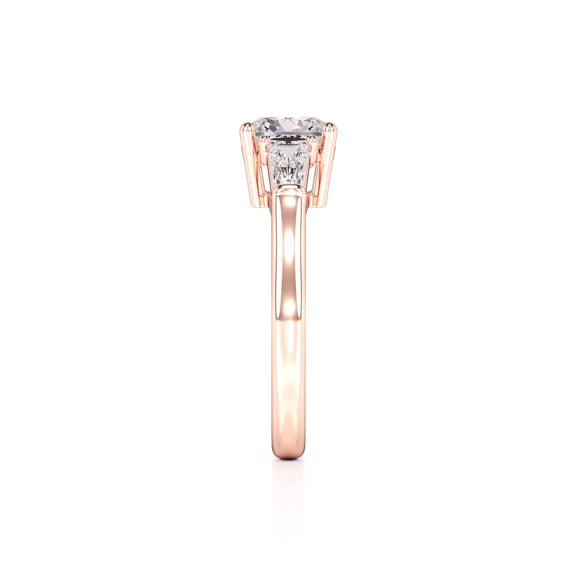 Giselle Lab Grown Diamond Ring | Rose Gold | 4