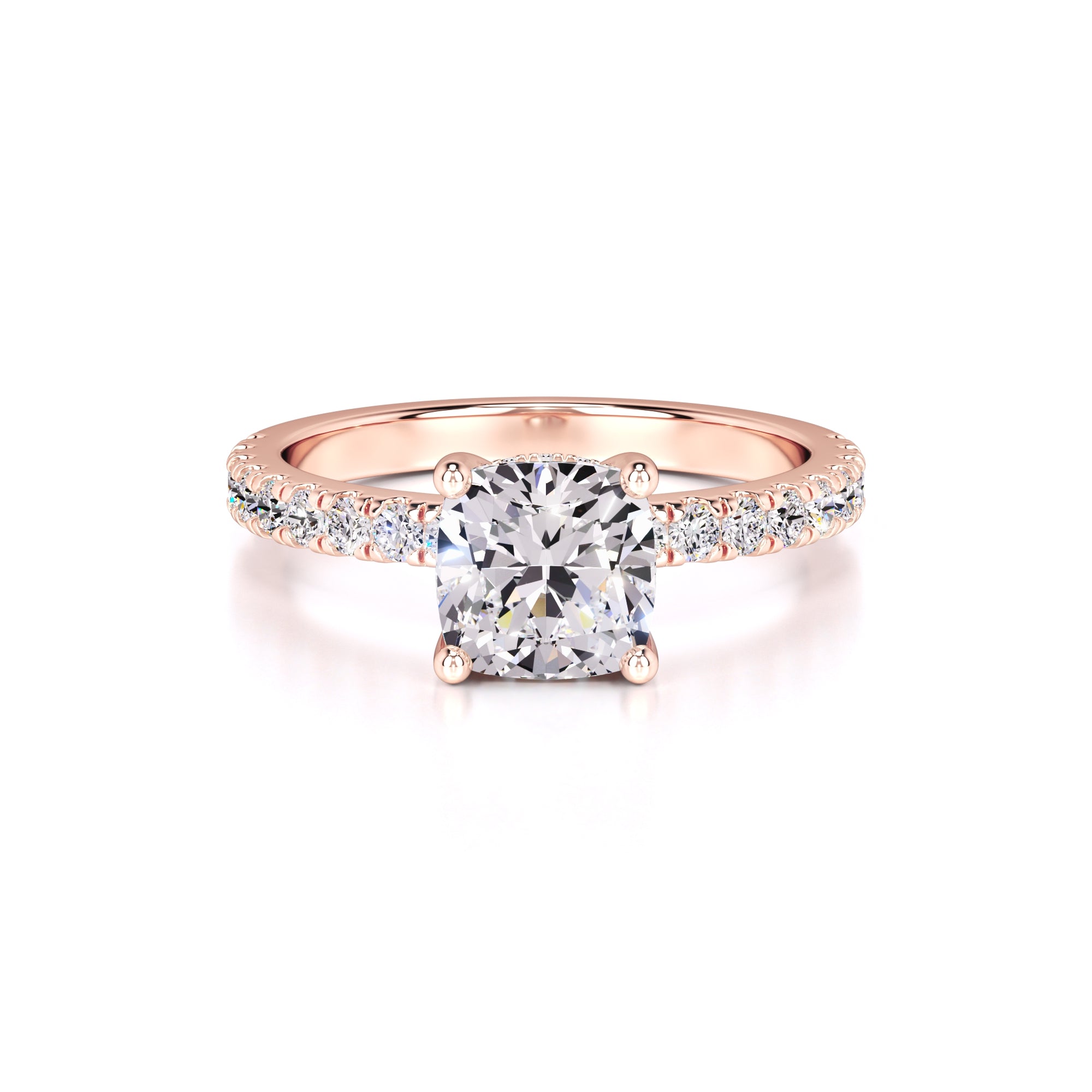 Eliza Lab Grown Diamond Ring | Rose Gold | 1