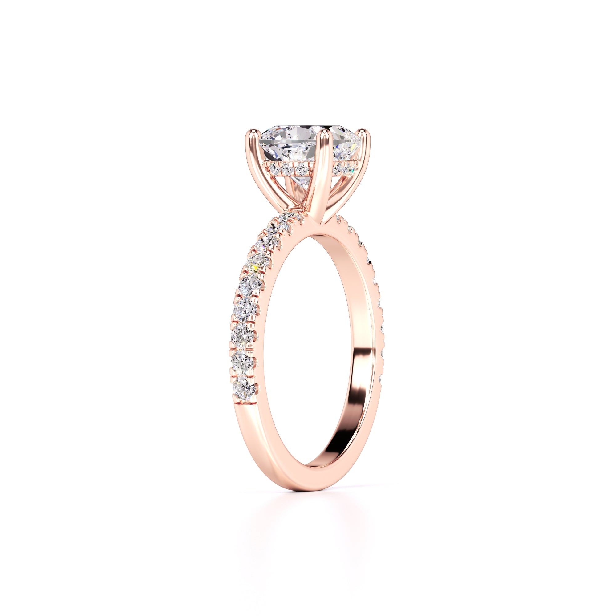 Eliza Lab Grown Diamond Ring | Rose Gold | 3
