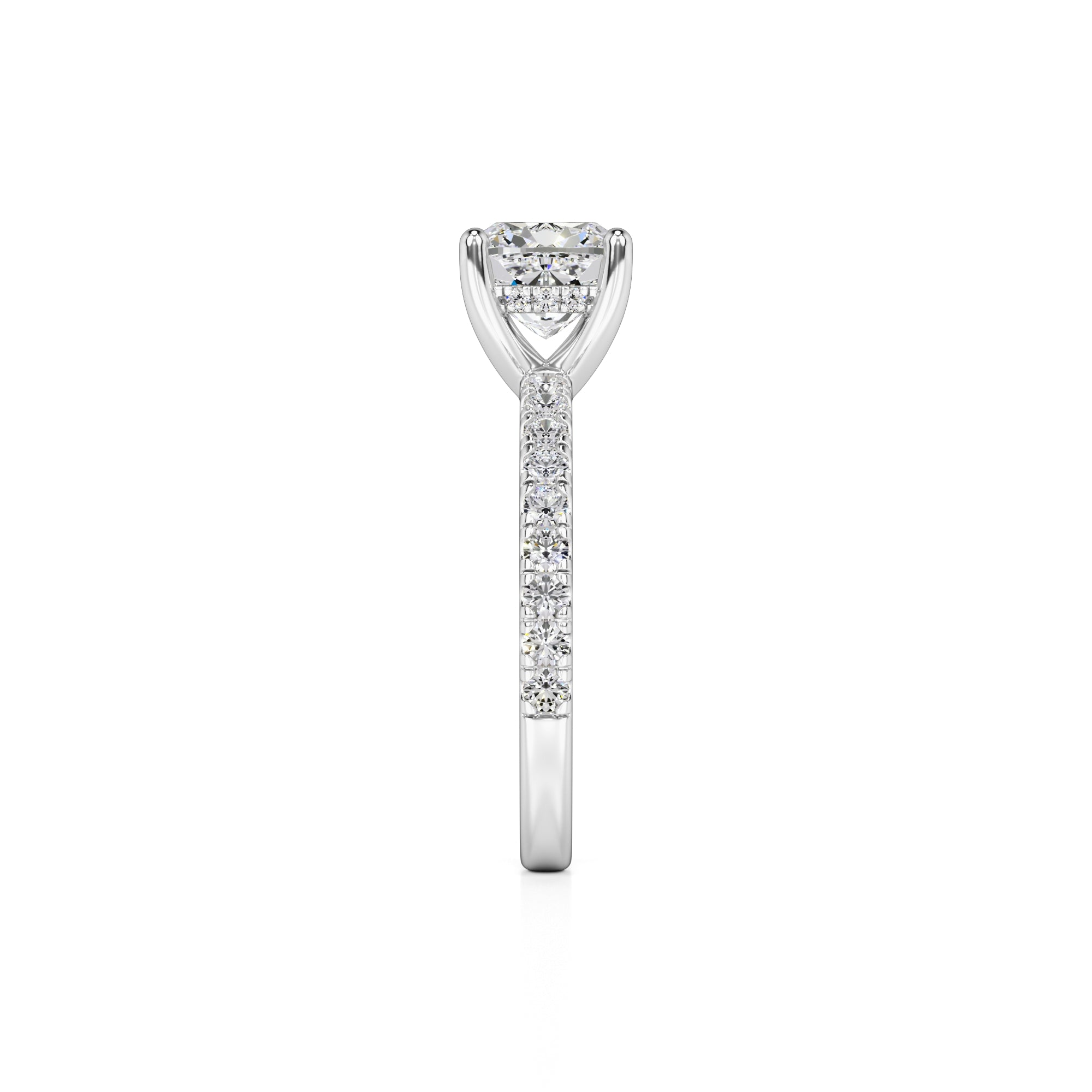 Eliza Lab Grown Diamond Ring | White Gold | 4