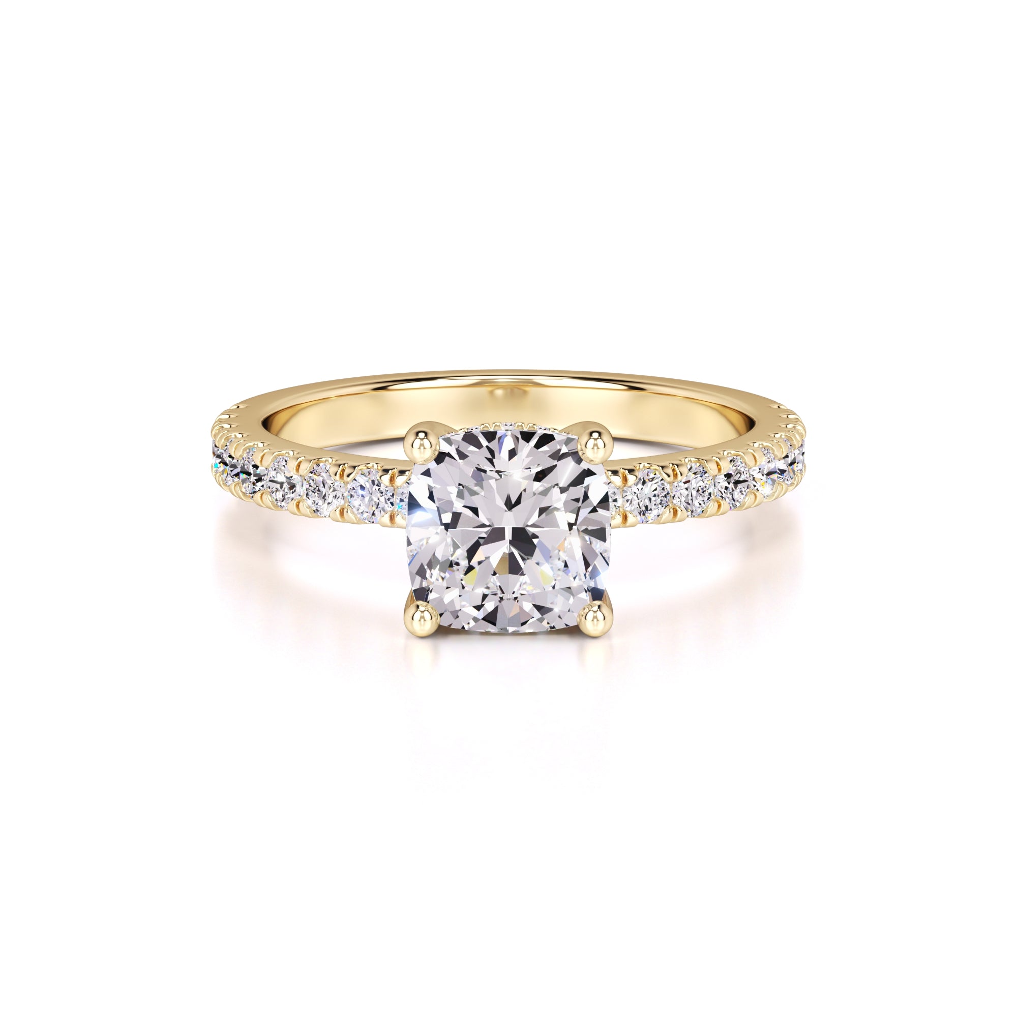 Eliza Lab Grown Diamond Ring | Yellow Gold | 1