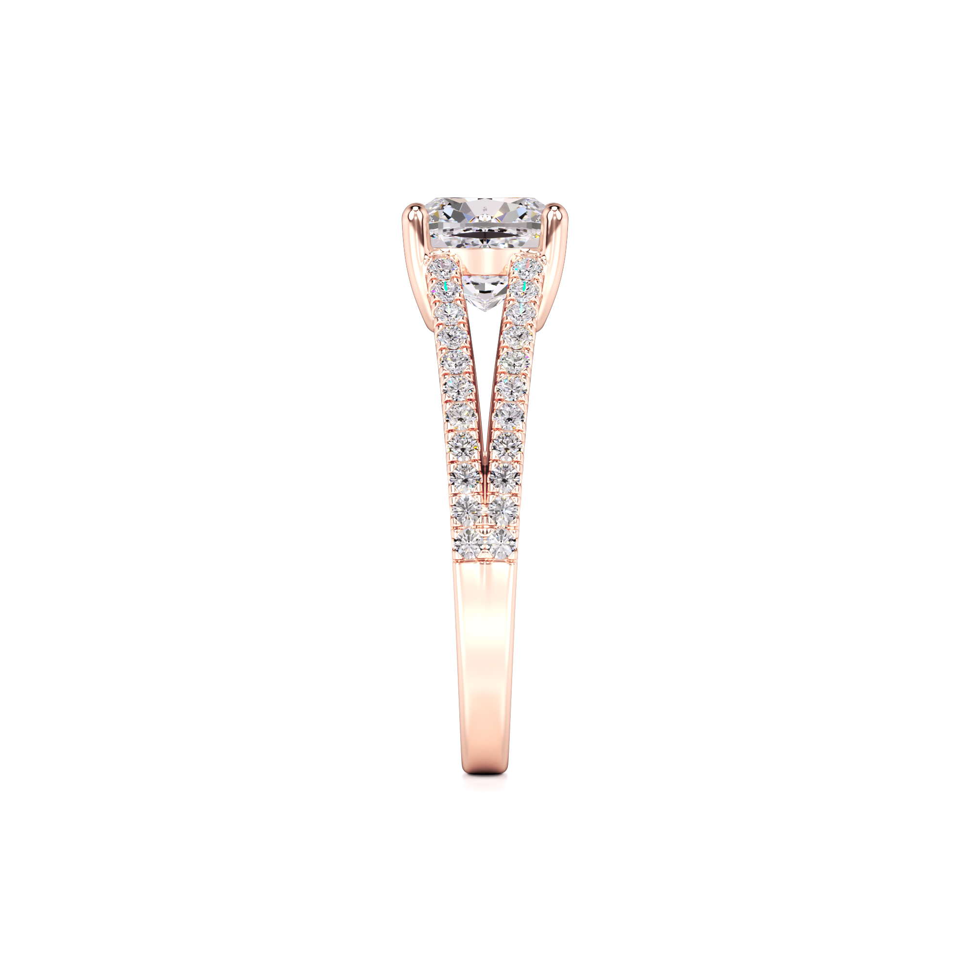 Nina Lab Grown Diamond Ring | Rose Gold | 4
