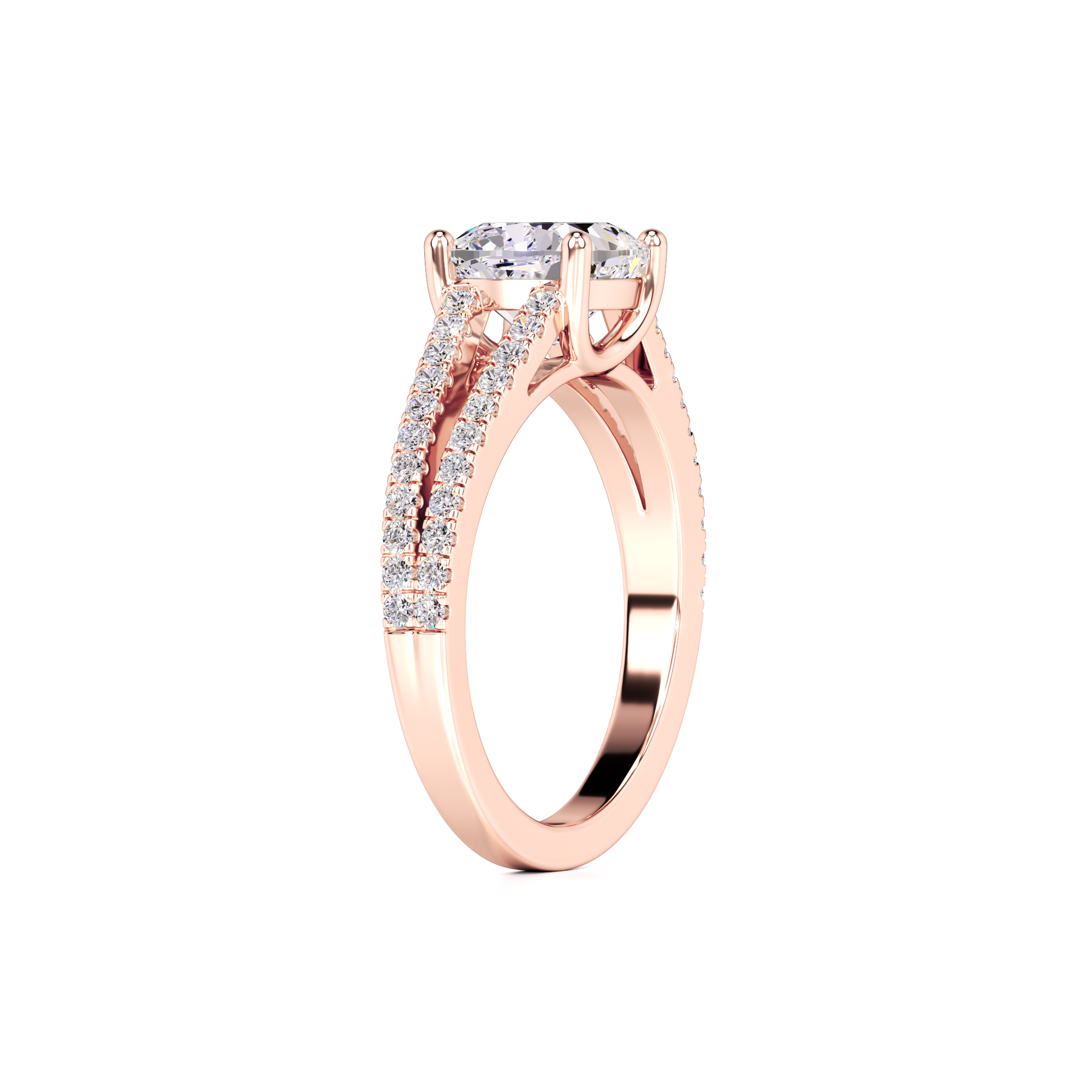 Nina Lab Grown Diamond Ring | Rose Gold | 3