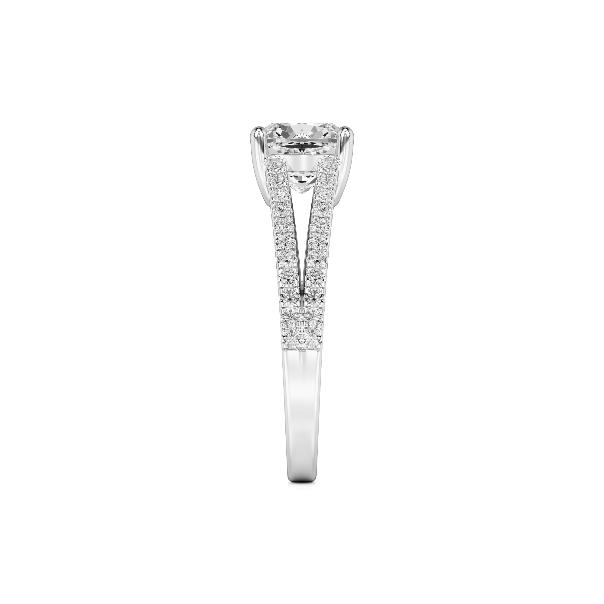 Nina Lab Grown Diamond Ring | White Gold | 4