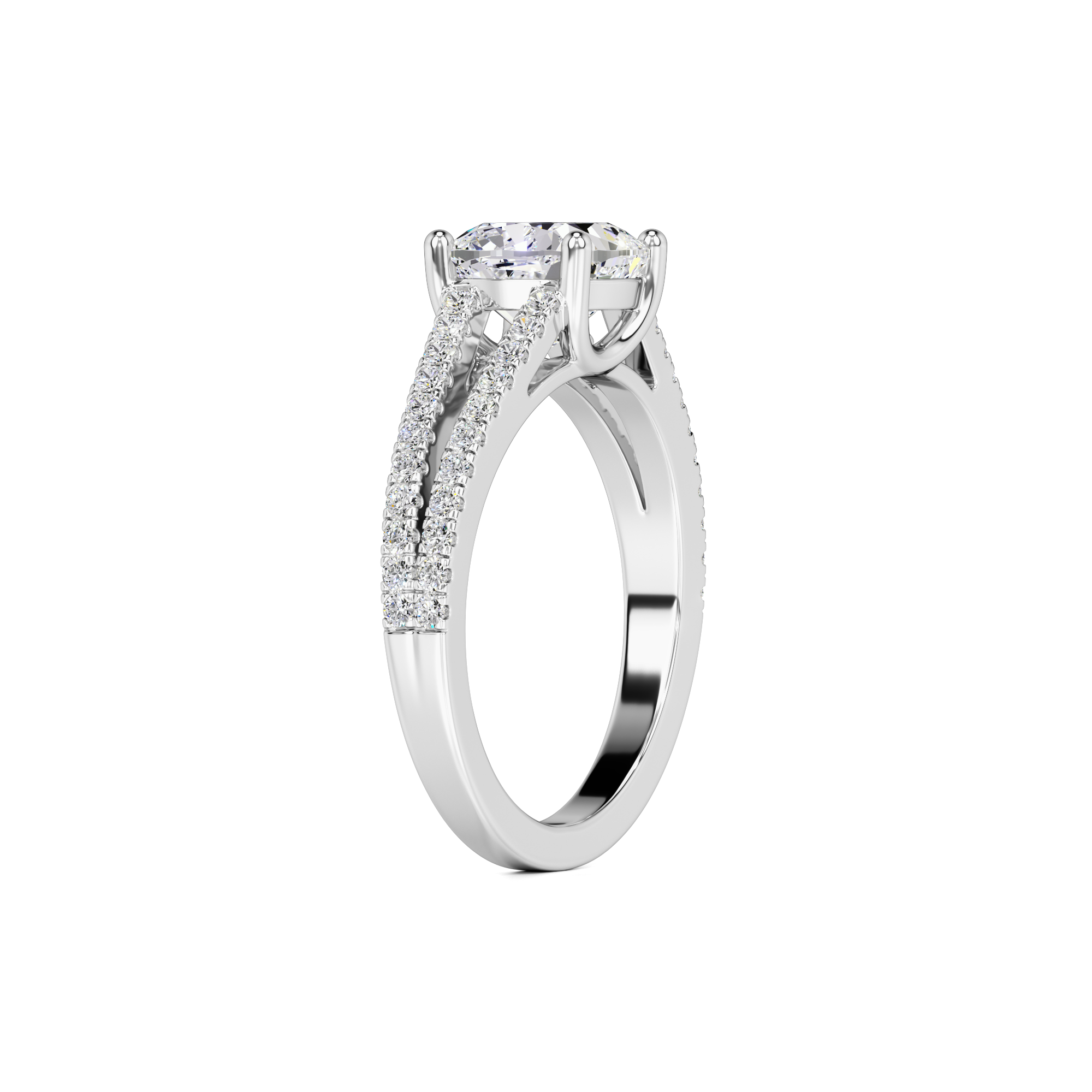 Nina Lab Grown Diamond Ring | White Gold | 3