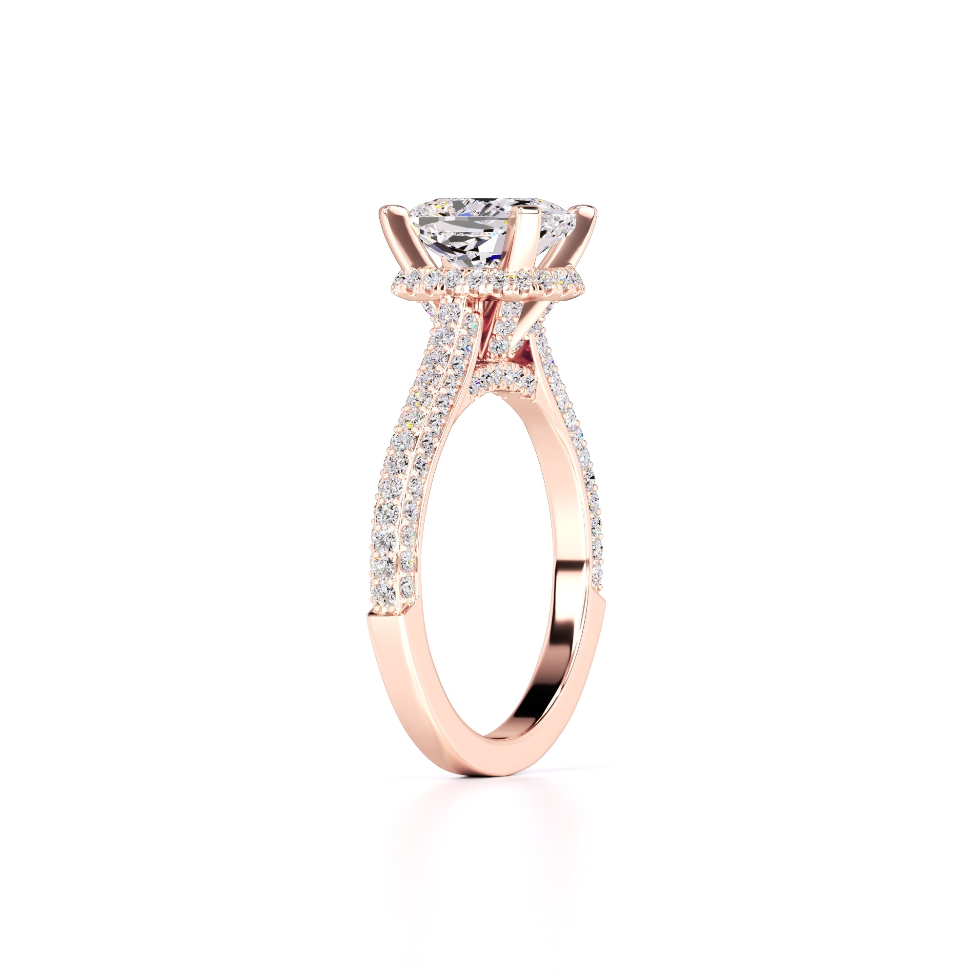 Everleigh Lab Grown Diamond Ring | Rose Gold | 3