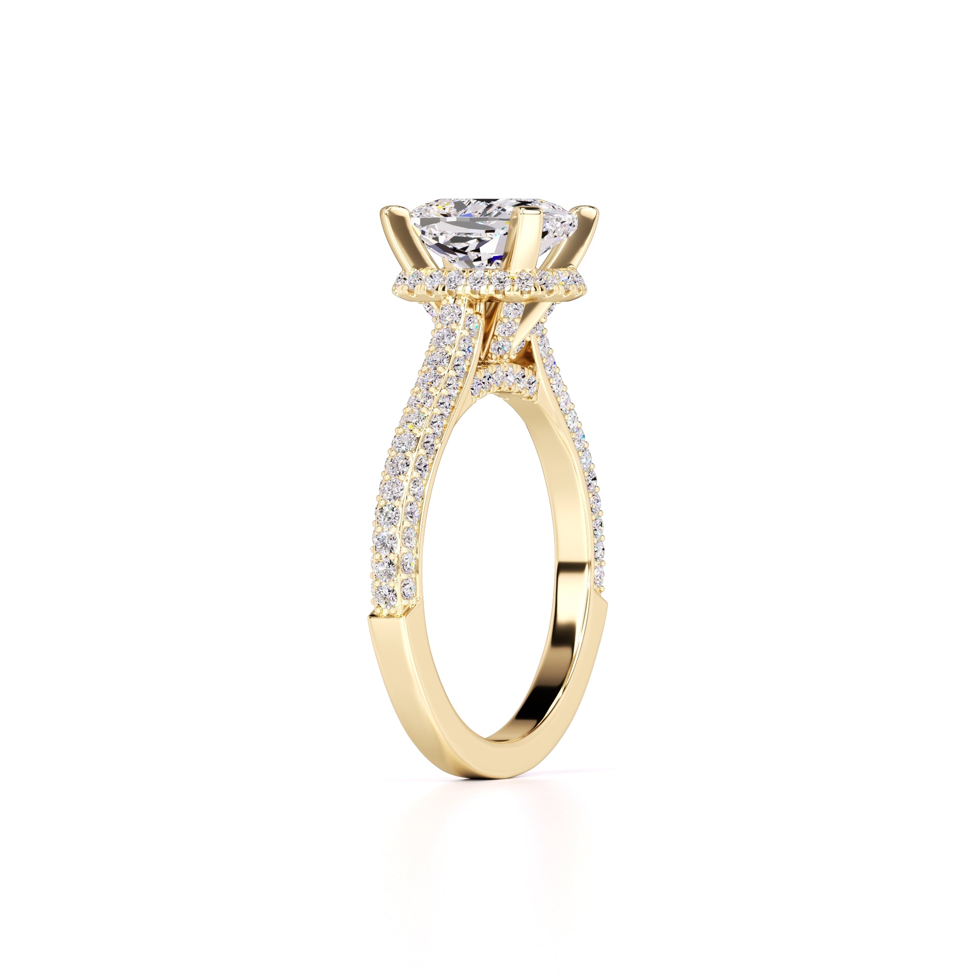Everleigh Lab Grown Diamond Ring | Yellow Gold | 3