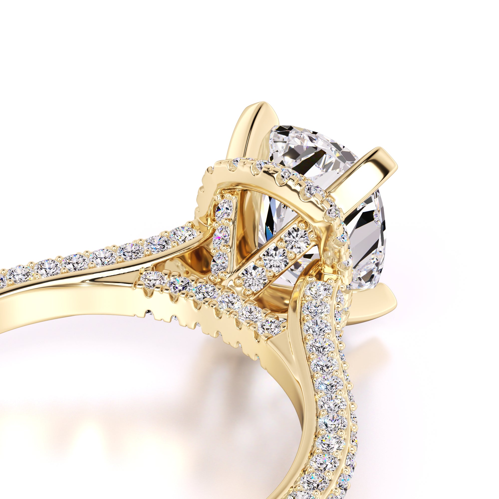 Everleigh Lab Grown Diamond Ring | Yellow Gold | 2