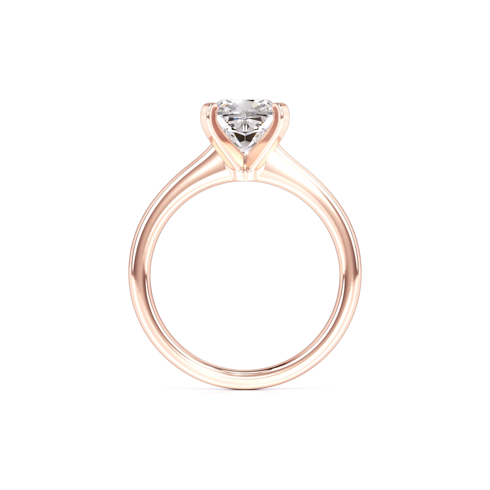Jensen Moissanite Ring | Rose Gold | 4