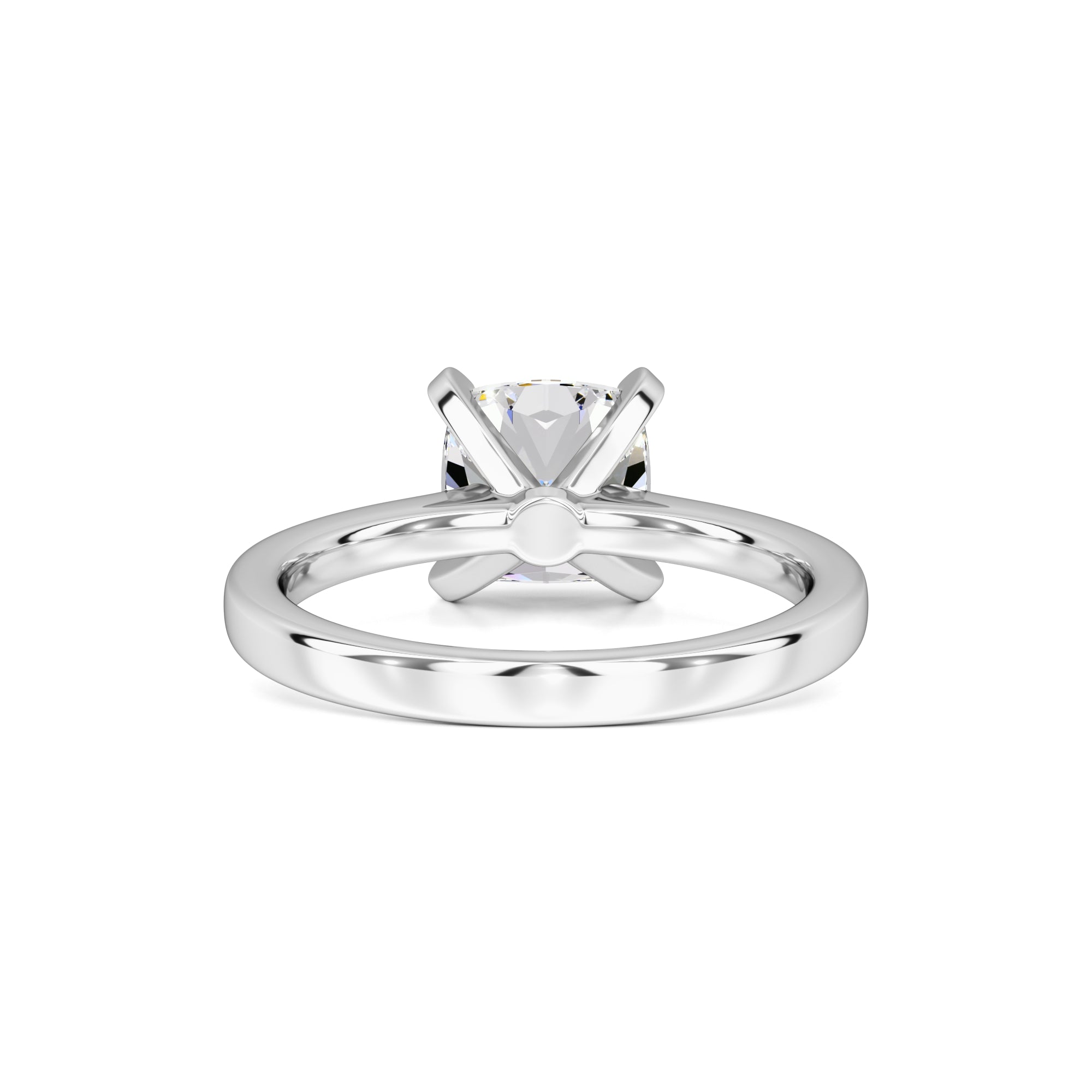Jensen Moissanite Ring | White Gold | 3