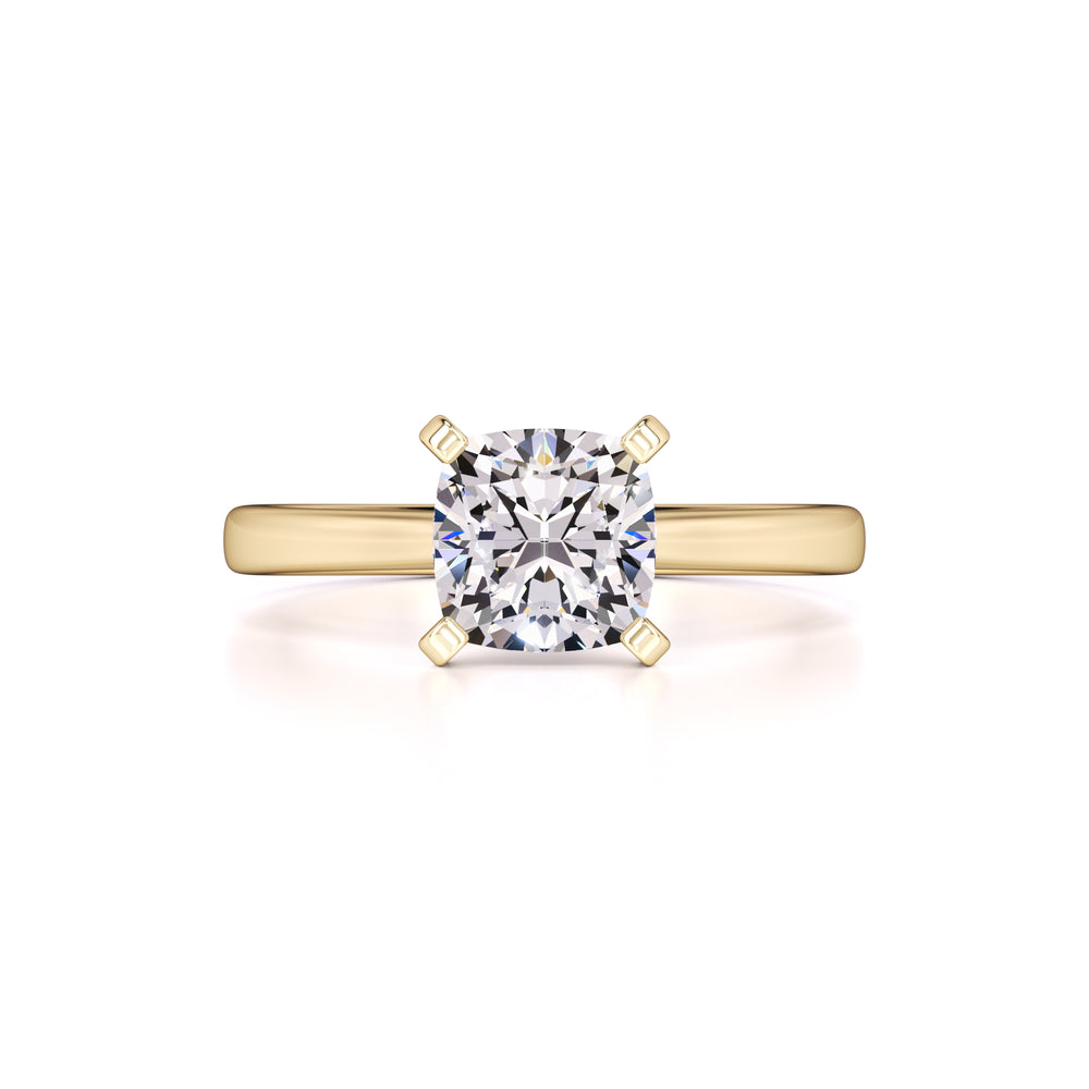 Jensen Moissanite Ring | Yellow Gold | 1