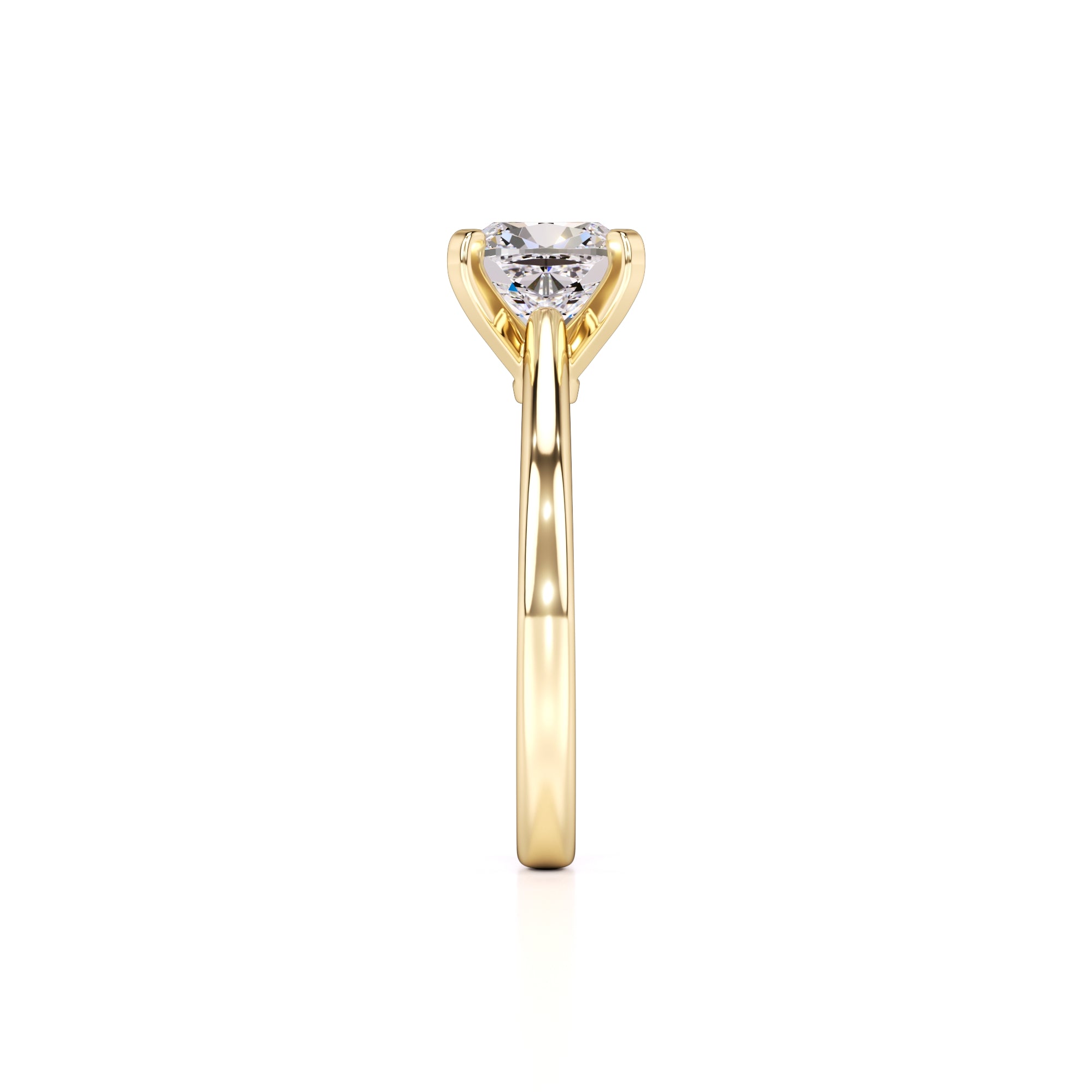 Jensen Lab Grown Diamond Ring | Yellow Gold | 4