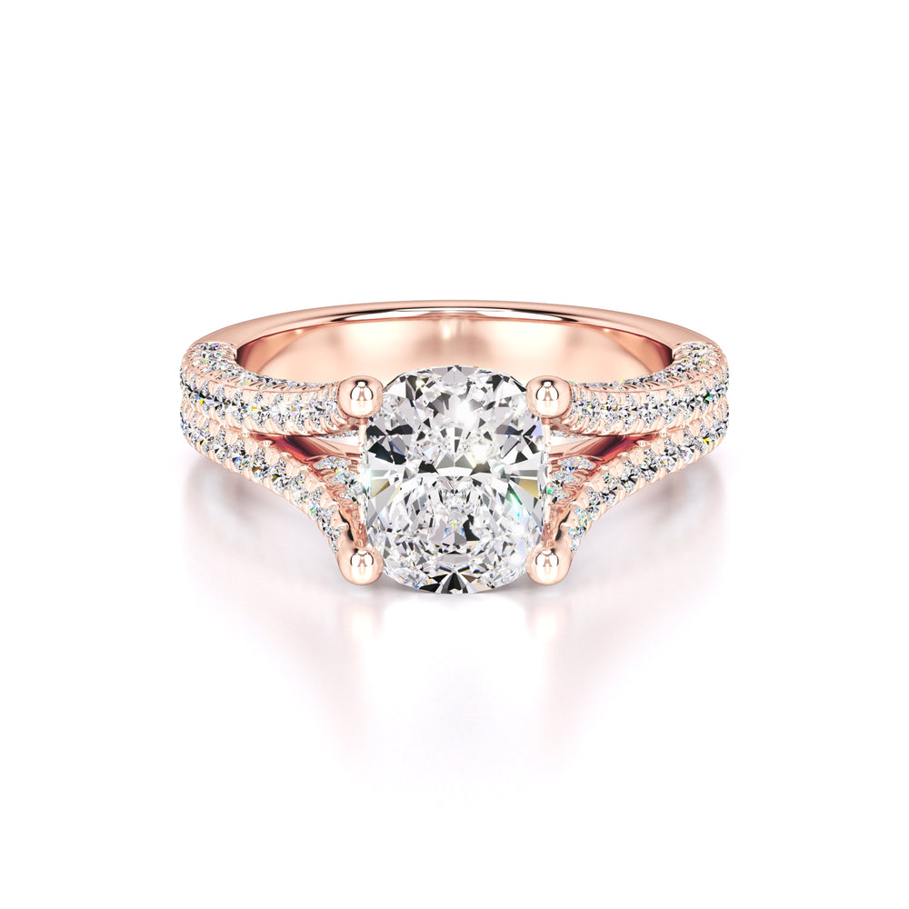 Rylee Lab Grown Diamond Ring | Rose Gold | 1