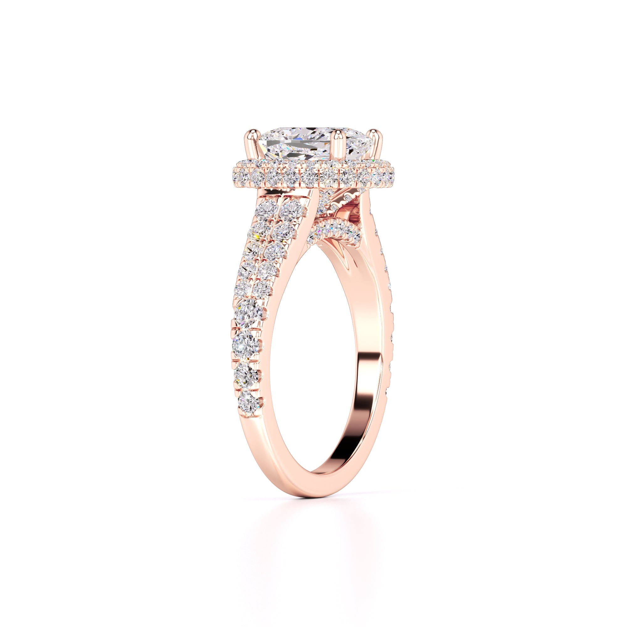 Lorelei Lab Grown Diamond Ring | Rose Gold | 3