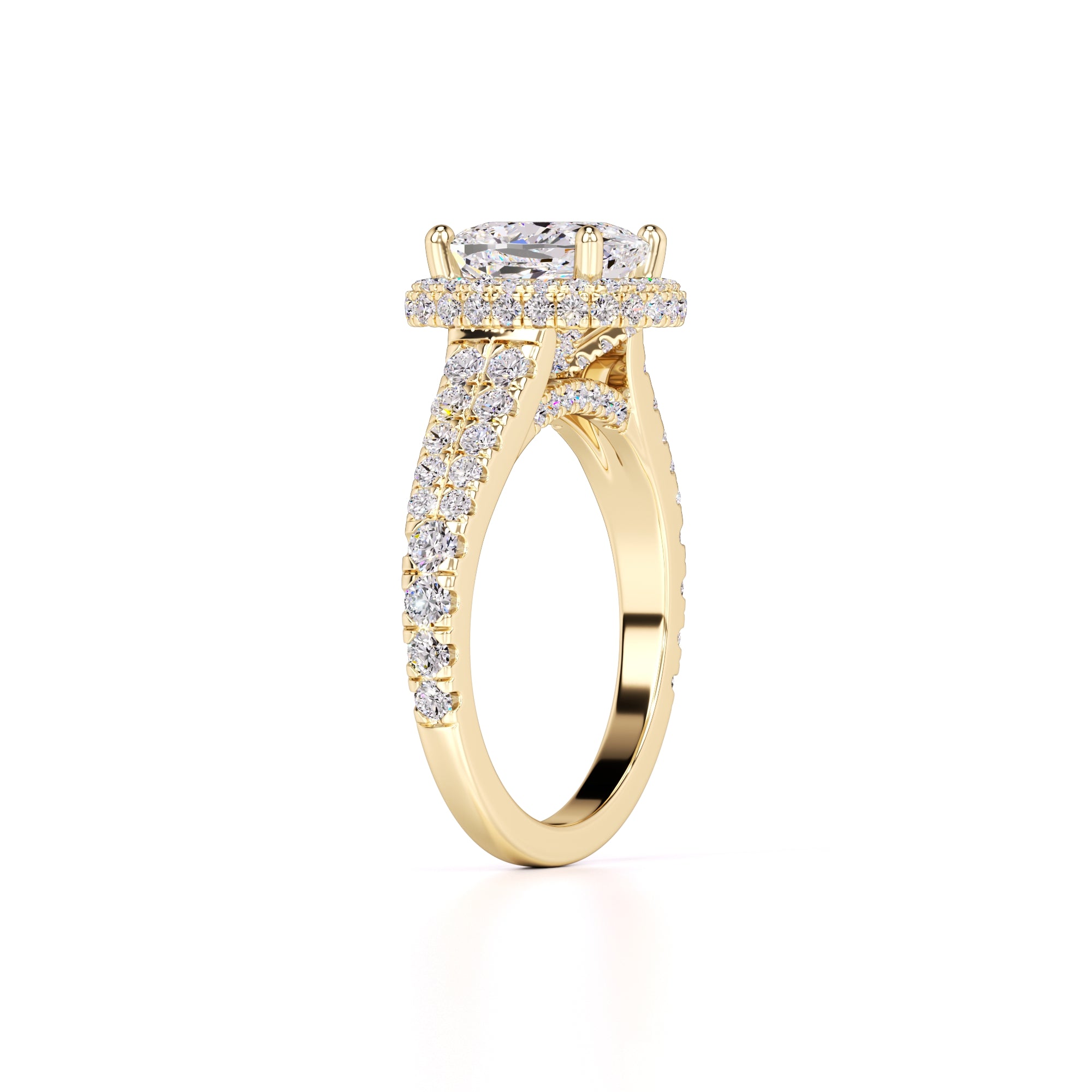 Lorelei Lab Grown Diamond Ring | Yellow Gold | 3