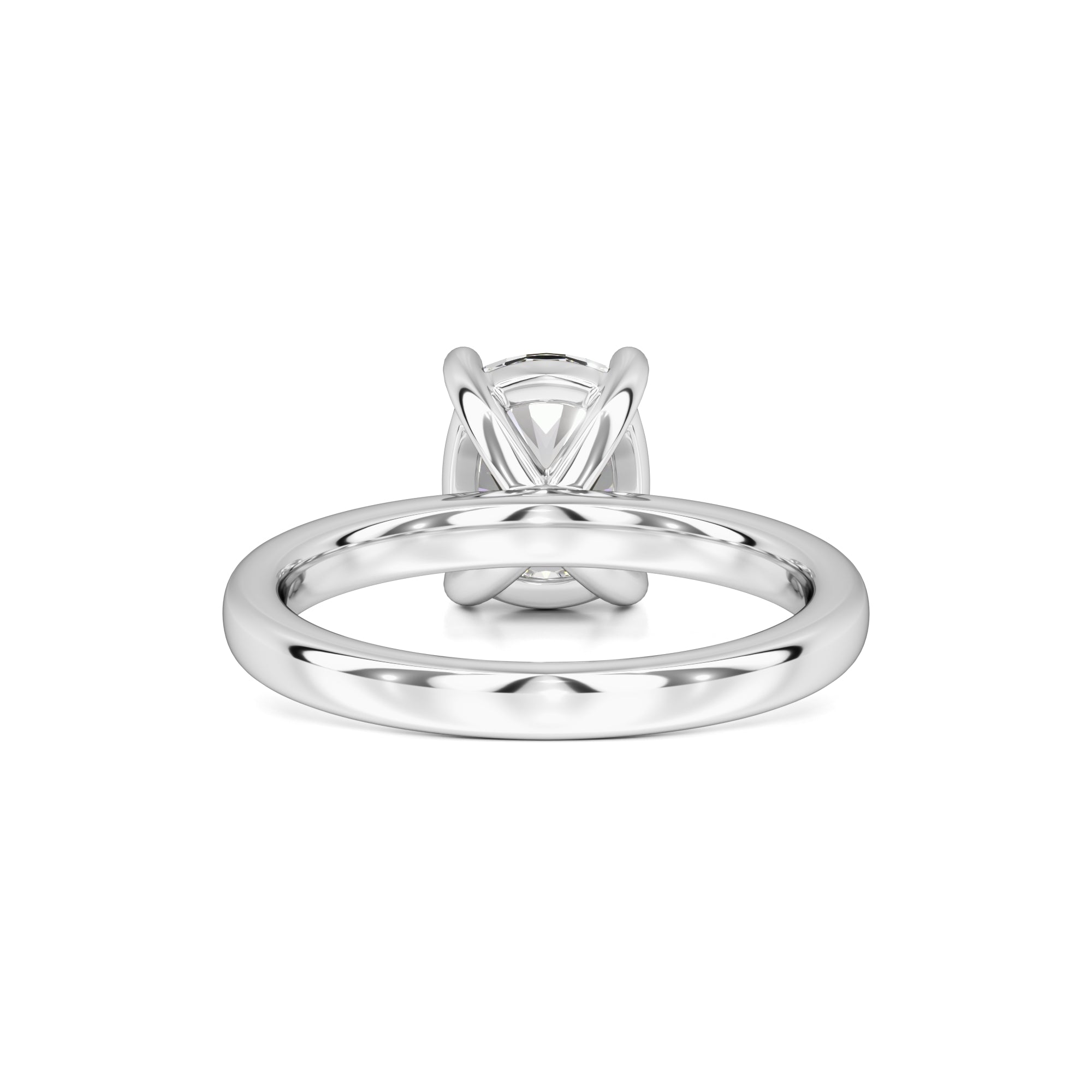 Monroe Moissanite Ring | White Gold | 3