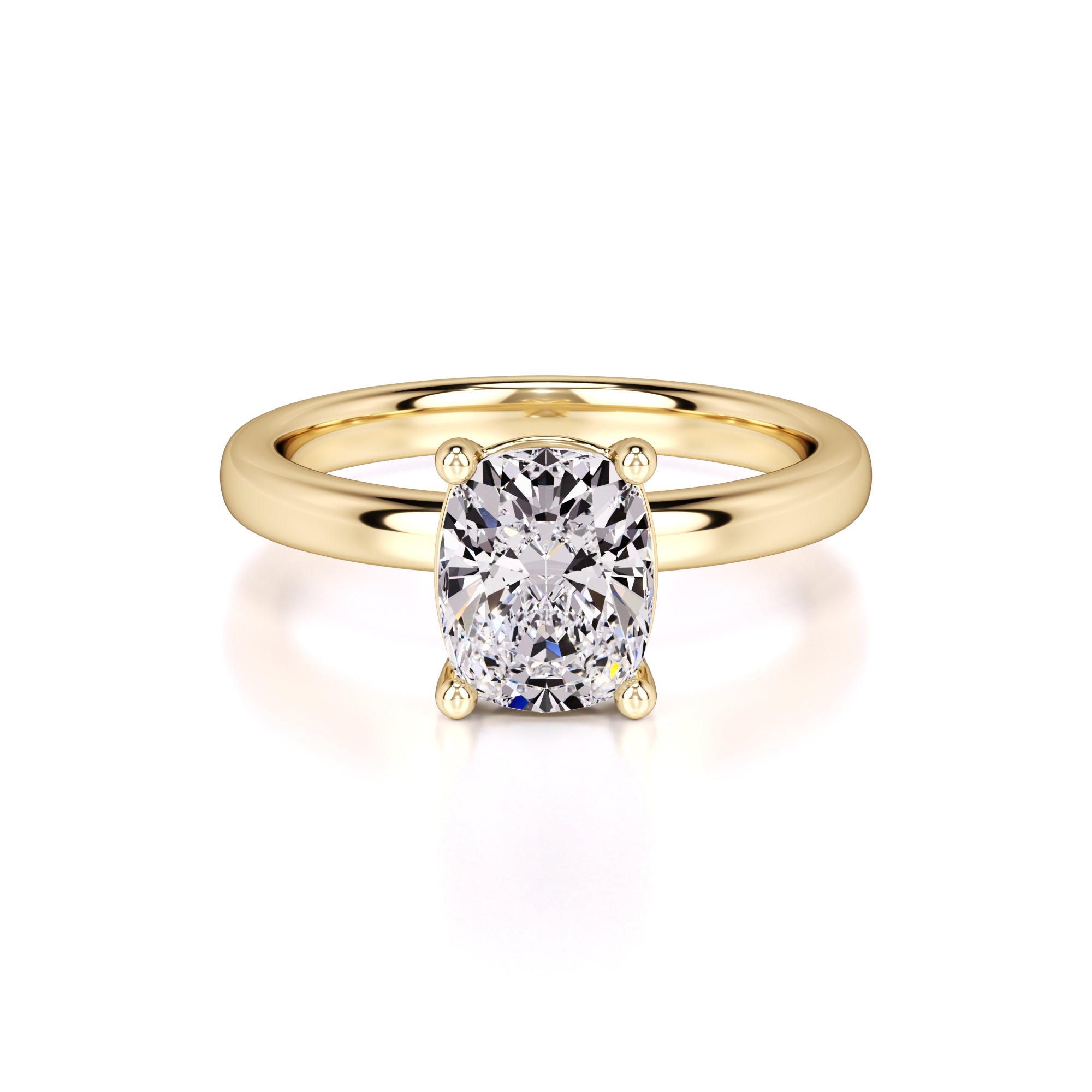 Monroe Lab Grown Diamond Ring | Yellow Gold | 1