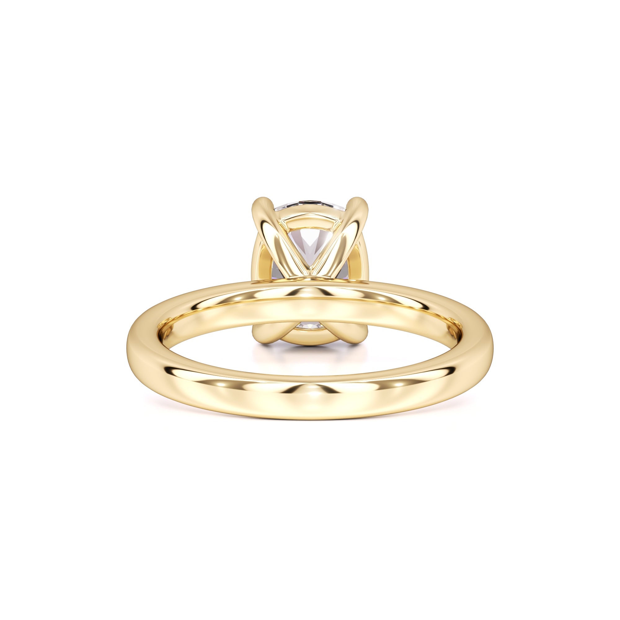 Monroe Moissanite Ring | Yellow Gold | 3