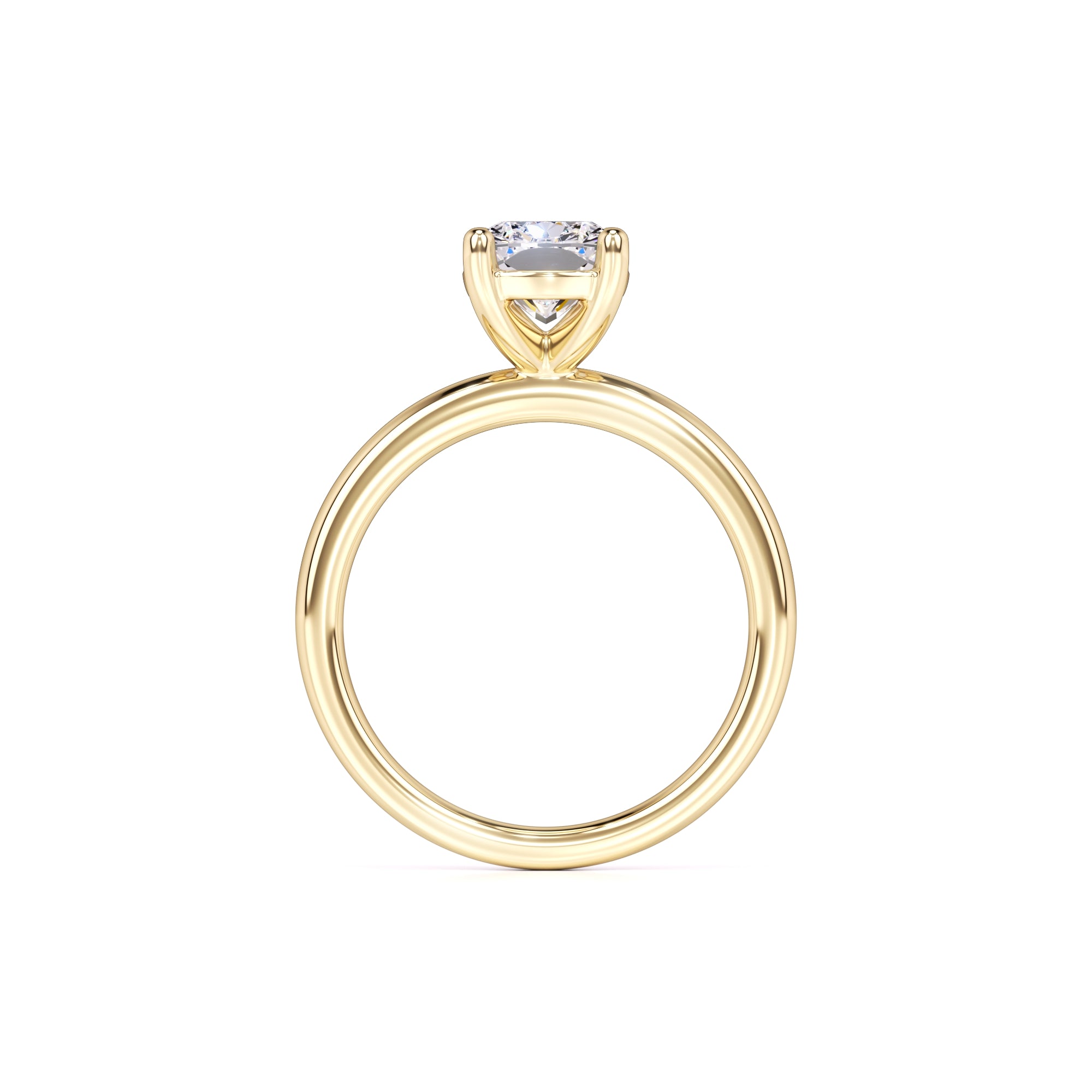 Monroe Moissanite Ring | Yellow Gold | 4