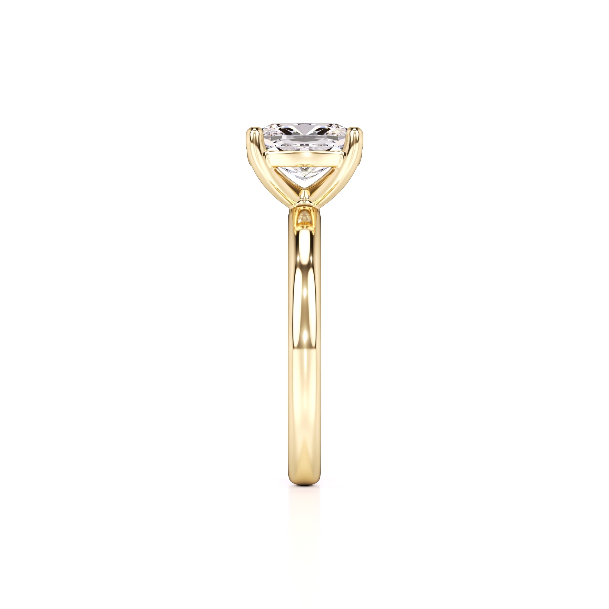 Monroe Lab Grown Diamond Ring | Yellow Gold | 4