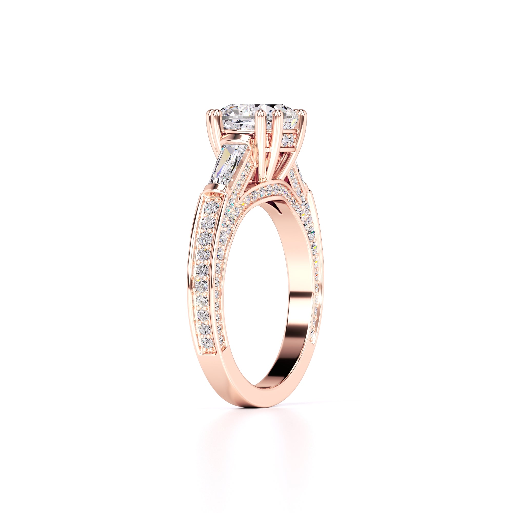 Raelynn Lab Grown Diamond Ring | Rose Gold | 3