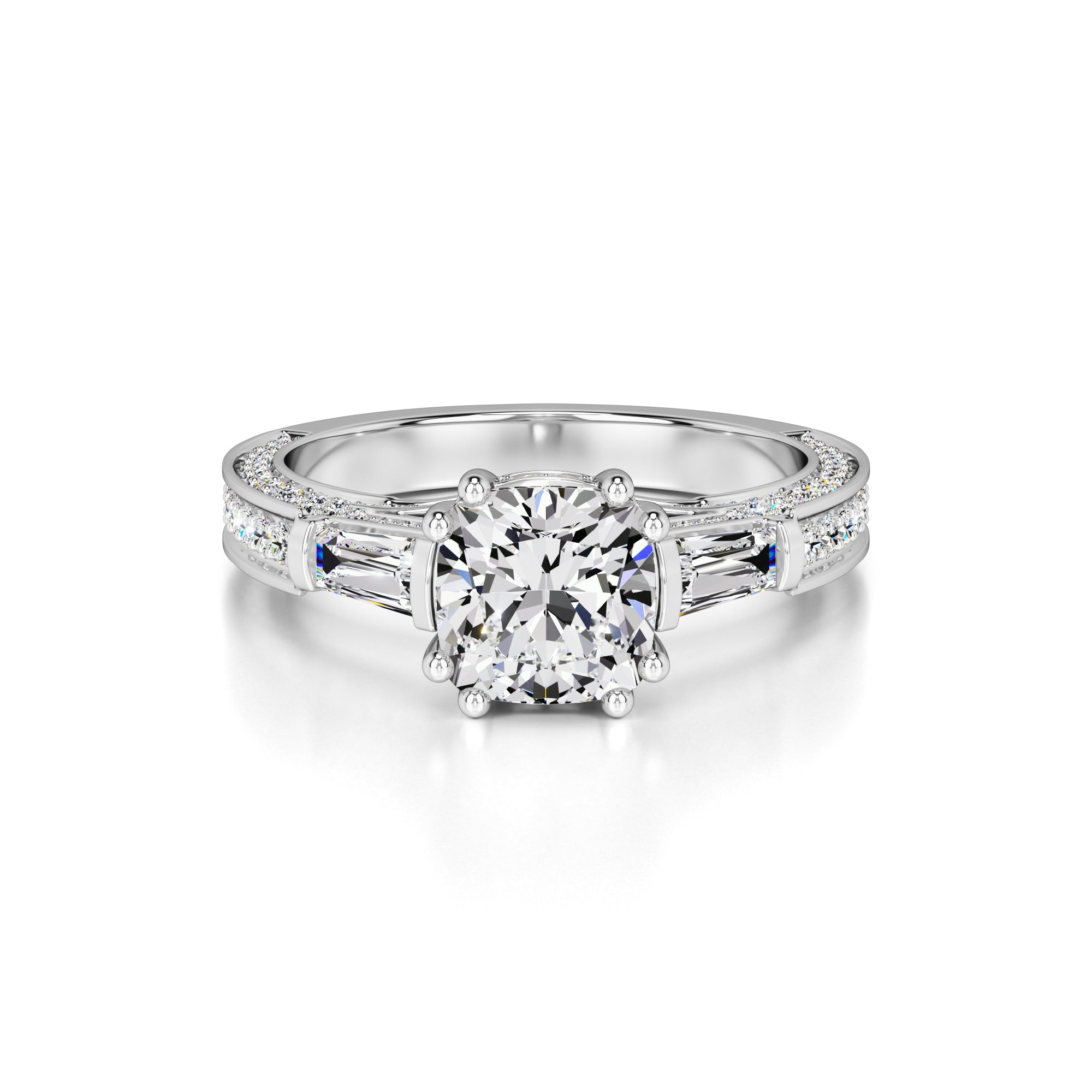 Raelynn Lab Grown Diamond Ring | White Gold | 1