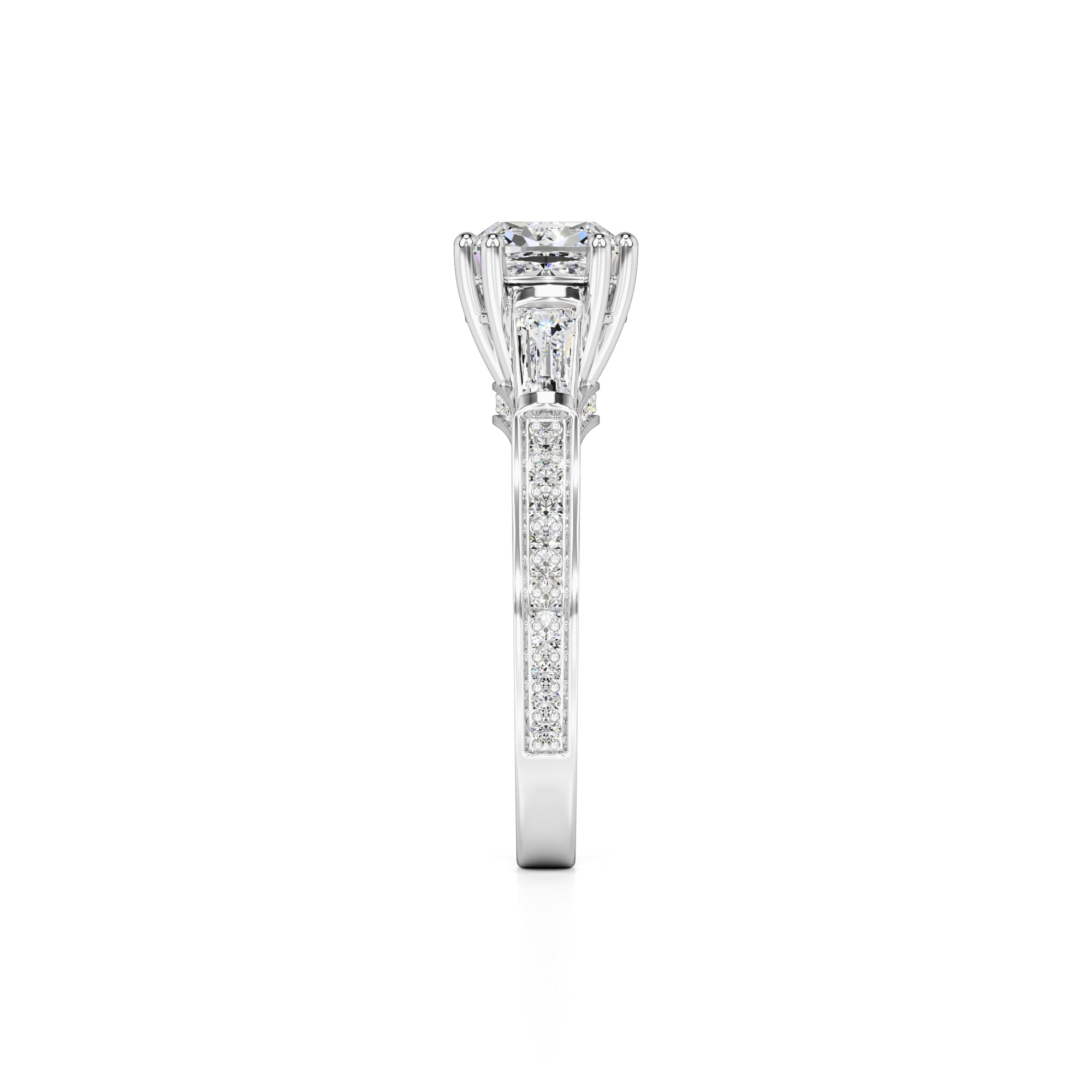 Raelynn Lab Grown Diamond Ring | White Gold | 4