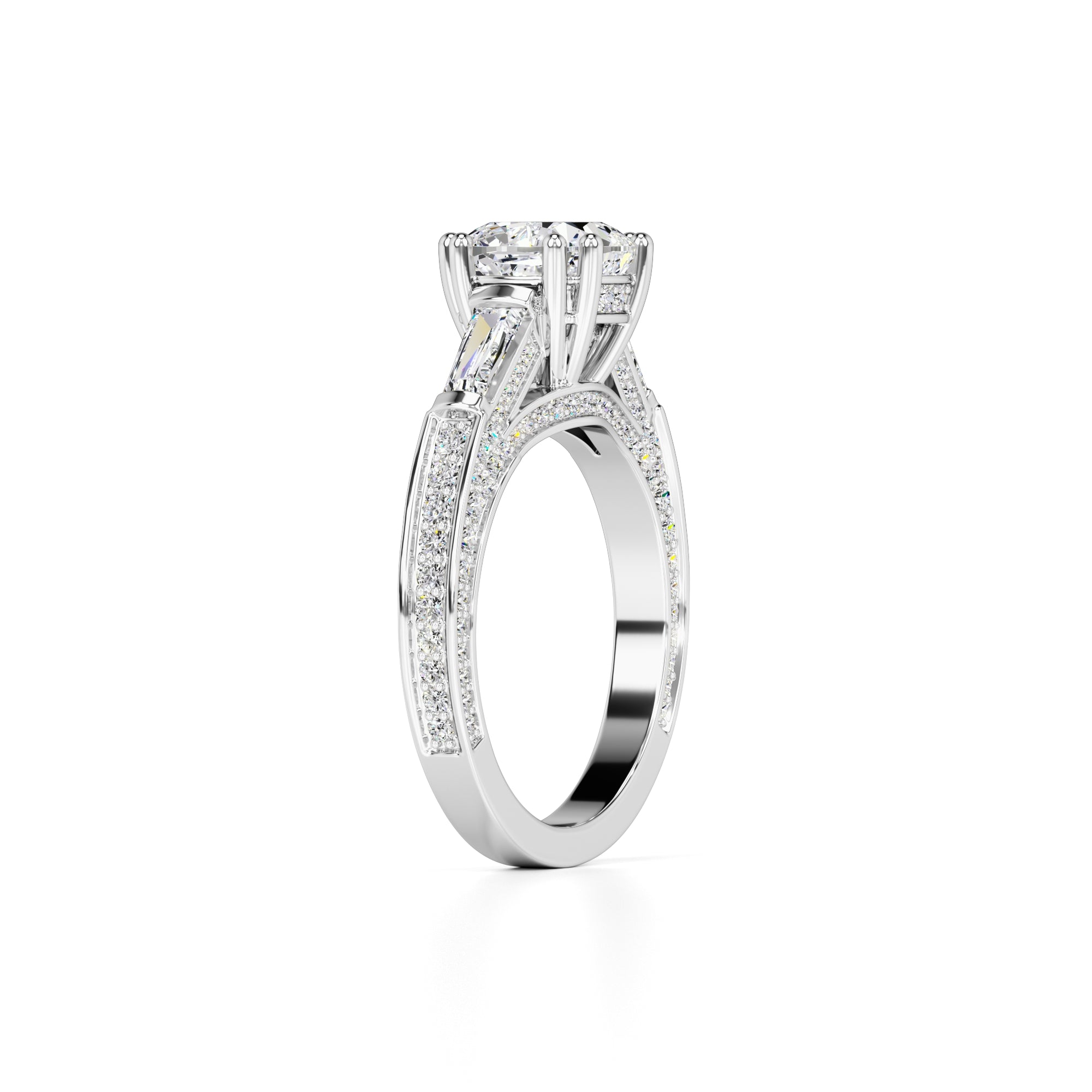 Raelynn Lab Grown Diamond Ring | White Gold | 3