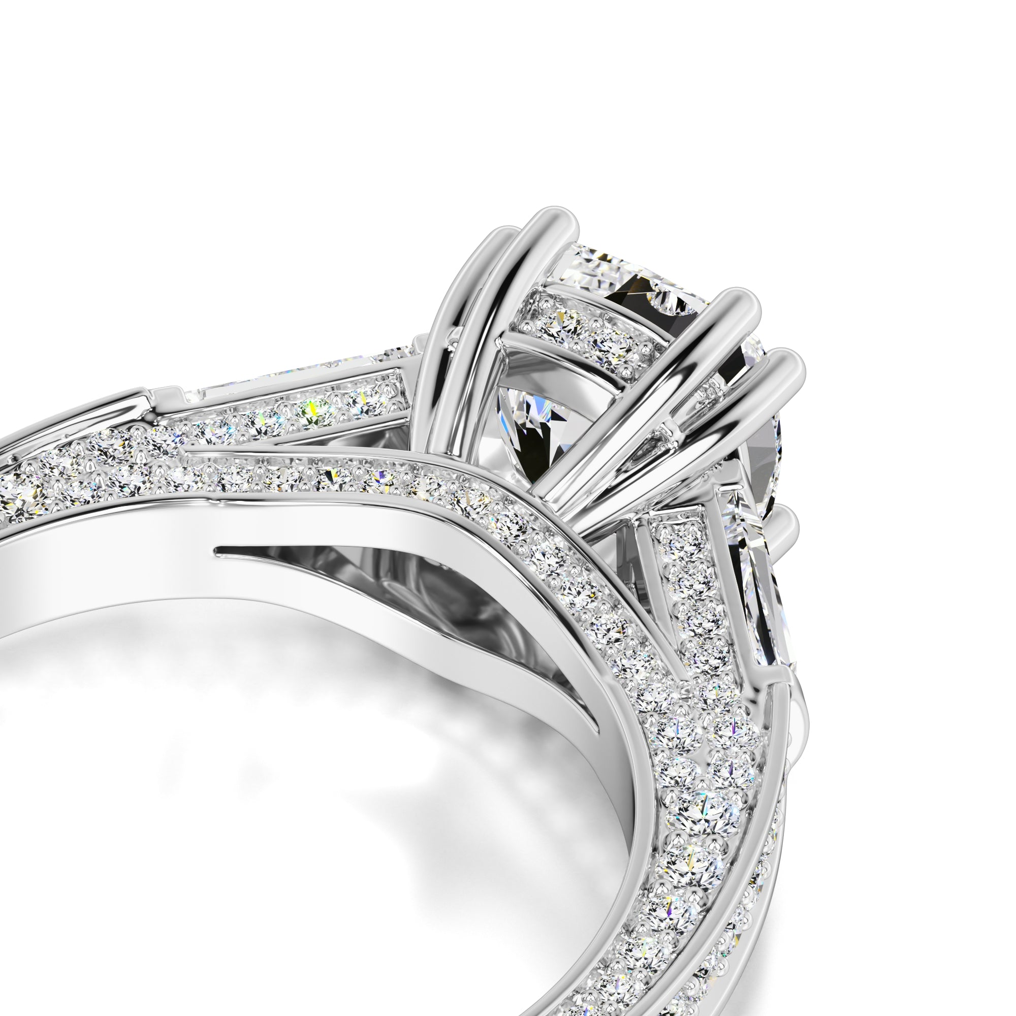 Raelynn Lab Grown Diamond Ring | White Gold | 2