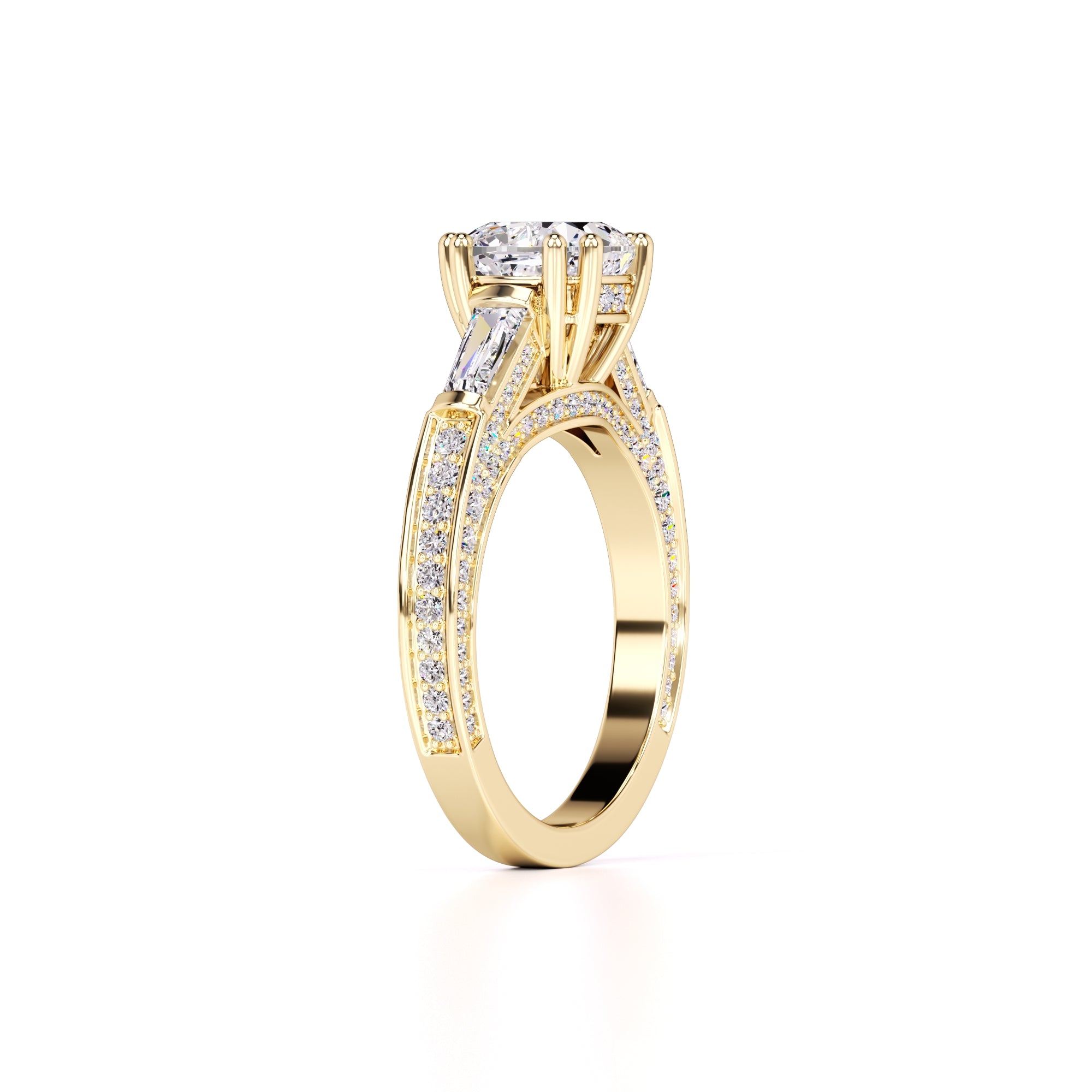 Raelynn Lab Grown Diamond Ring | Yellow Gold | 3