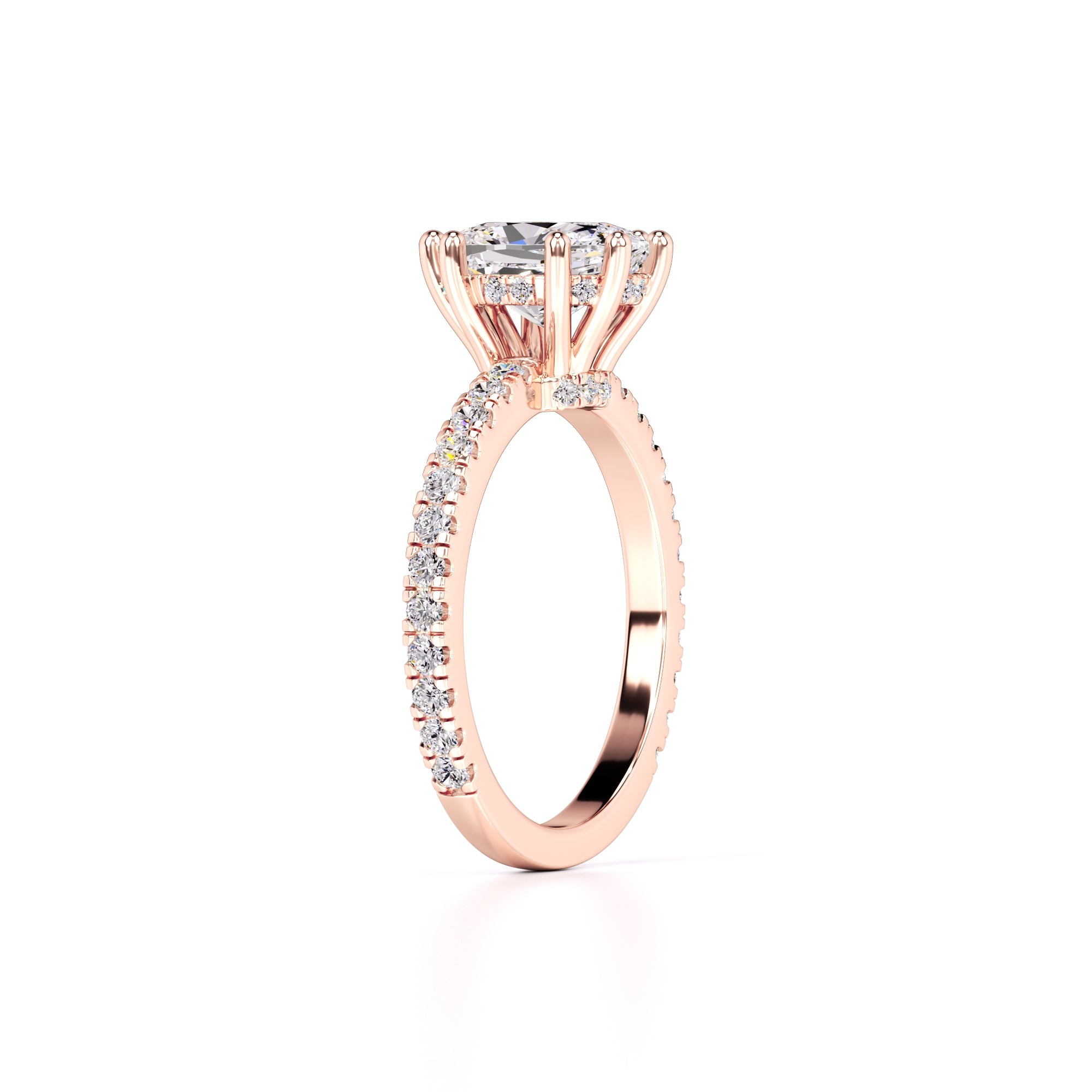 Liana Lab Grown Diamond Ring | Rose Gold | 3