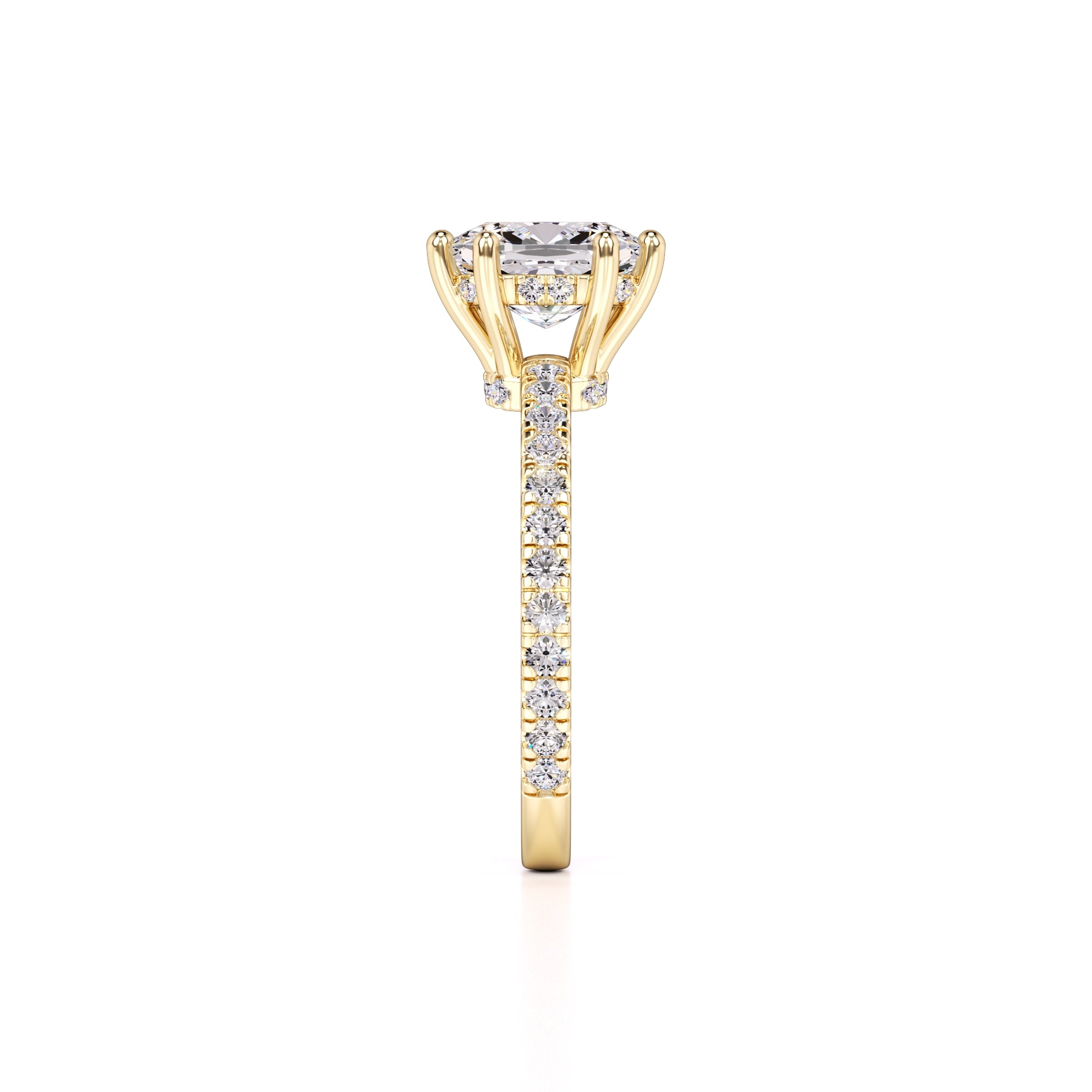 Liana Lab Grown Diamond Ring | Yellow Gold | 4