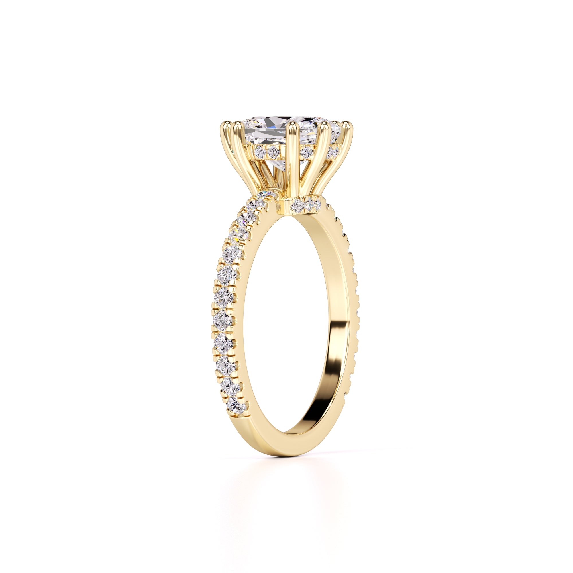 Liana Lab Grown Diamond Ring | Yellow Gold | 3