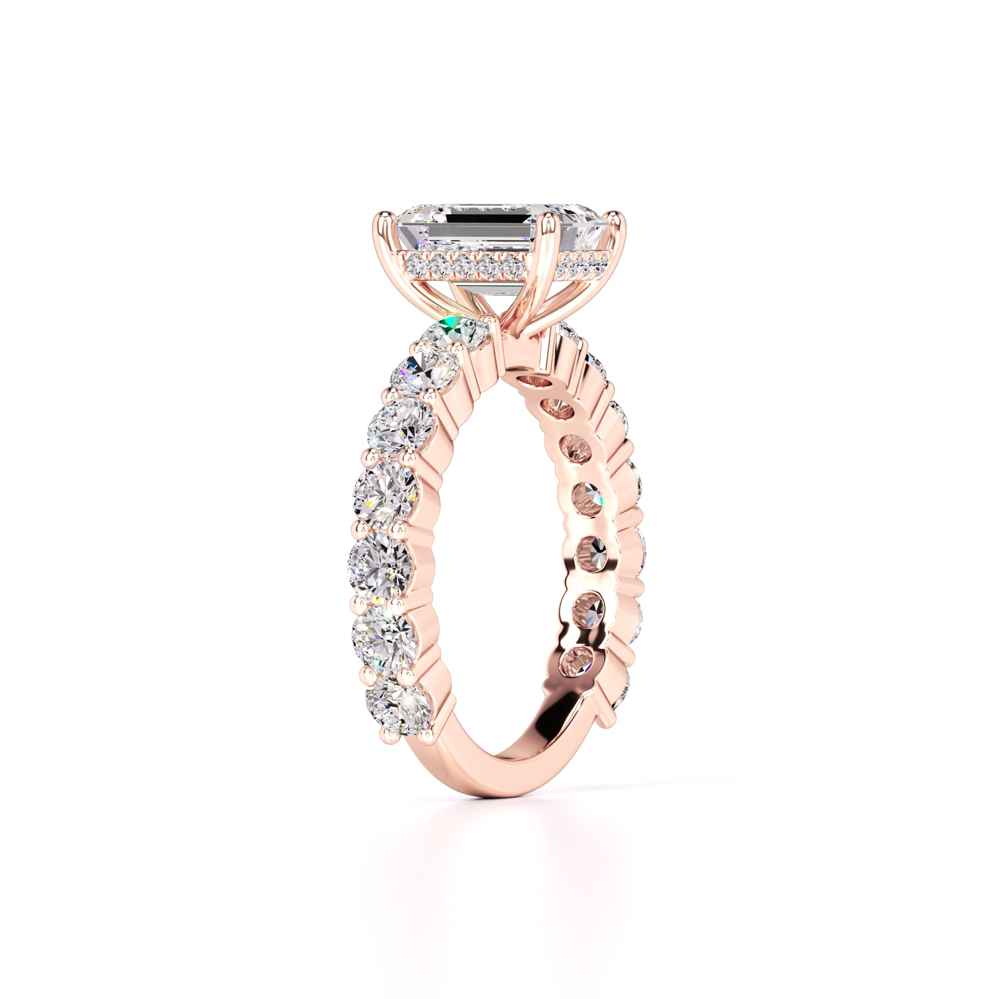 Carly Lab Grown Diamond Ring | Rose Gold | 3