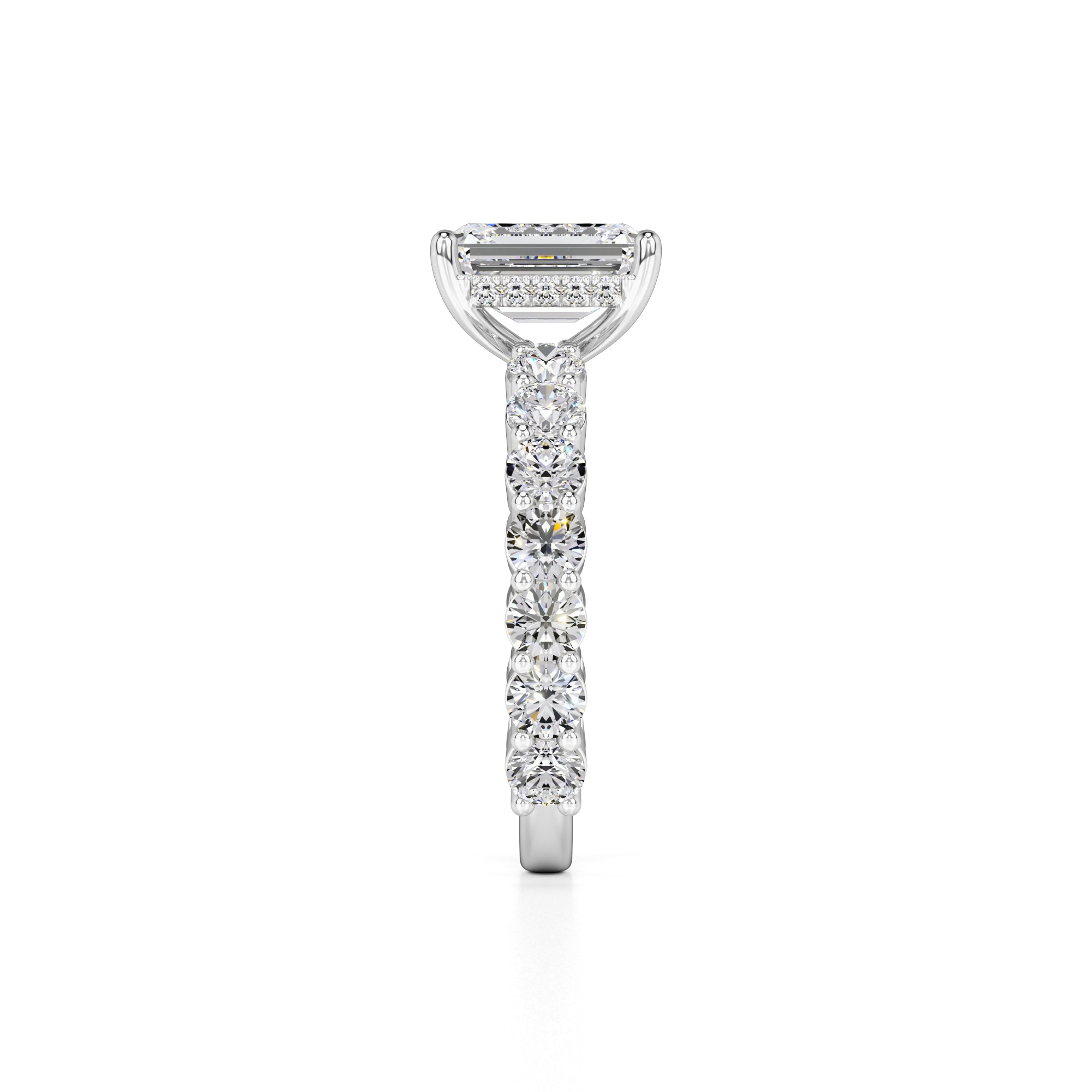 Carly Lab Grown Diamond Ring | White Gold | 4