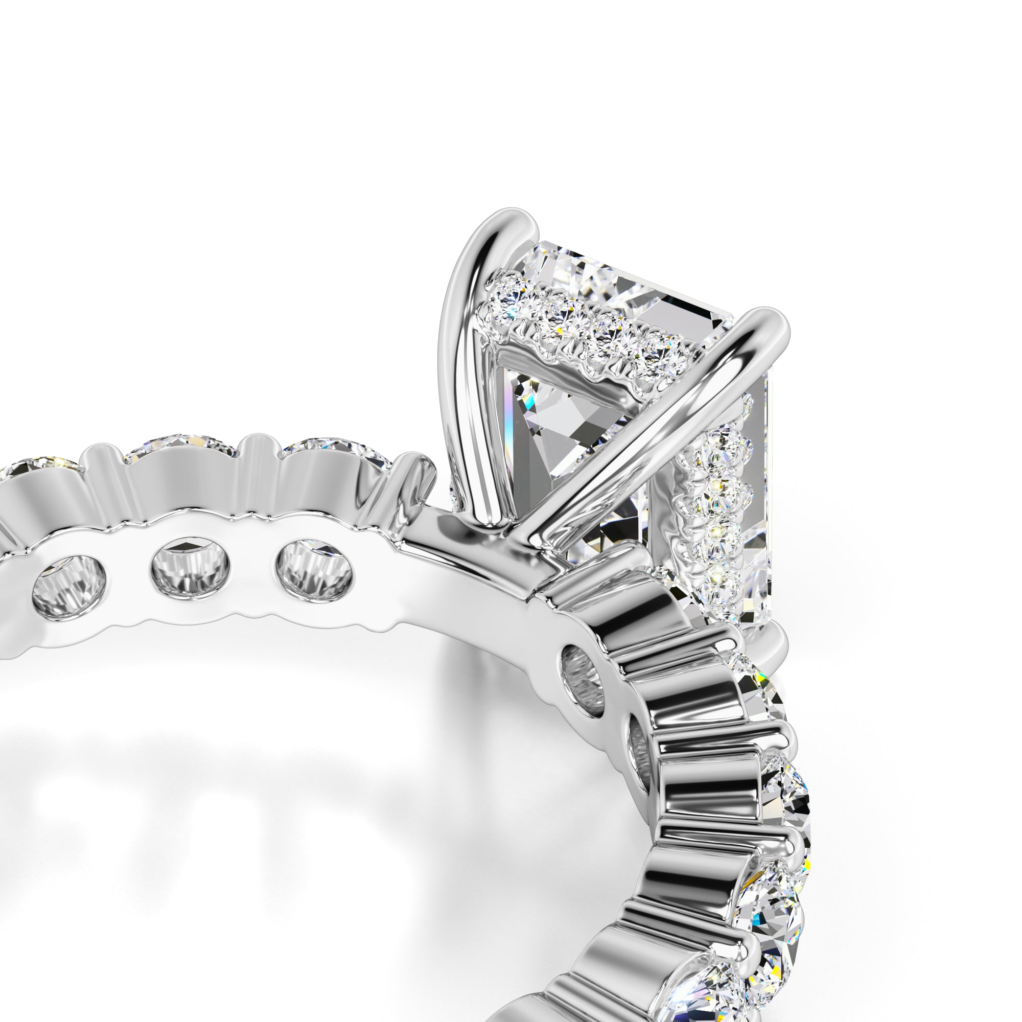 Carly Lab Grown Diamond Ring | White Gold | 2