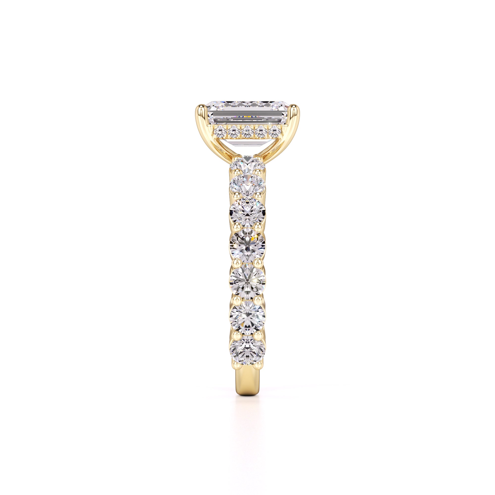 Carly Lab Grown Diamond Ring | Yellow Gold | 4