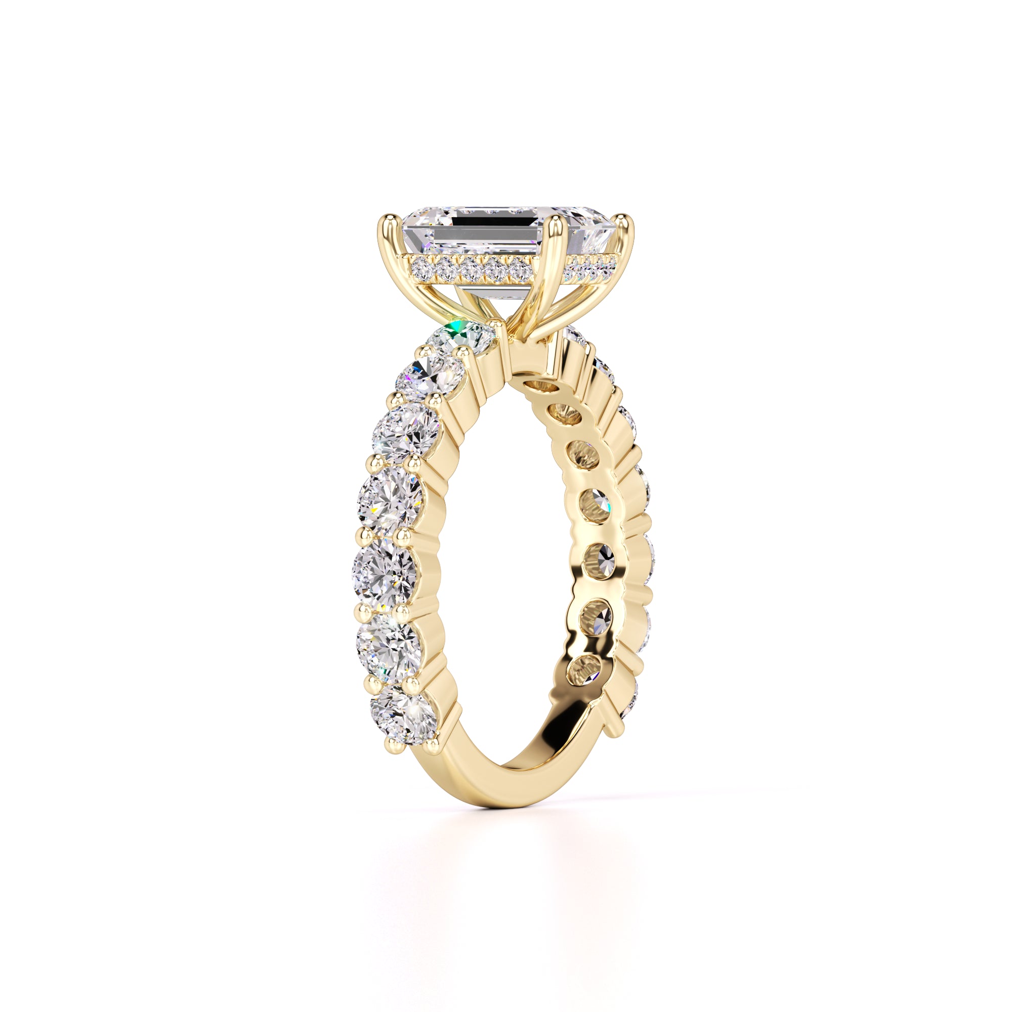 Carly Lab Grown Diamond Ring | Yellow Gold | 3