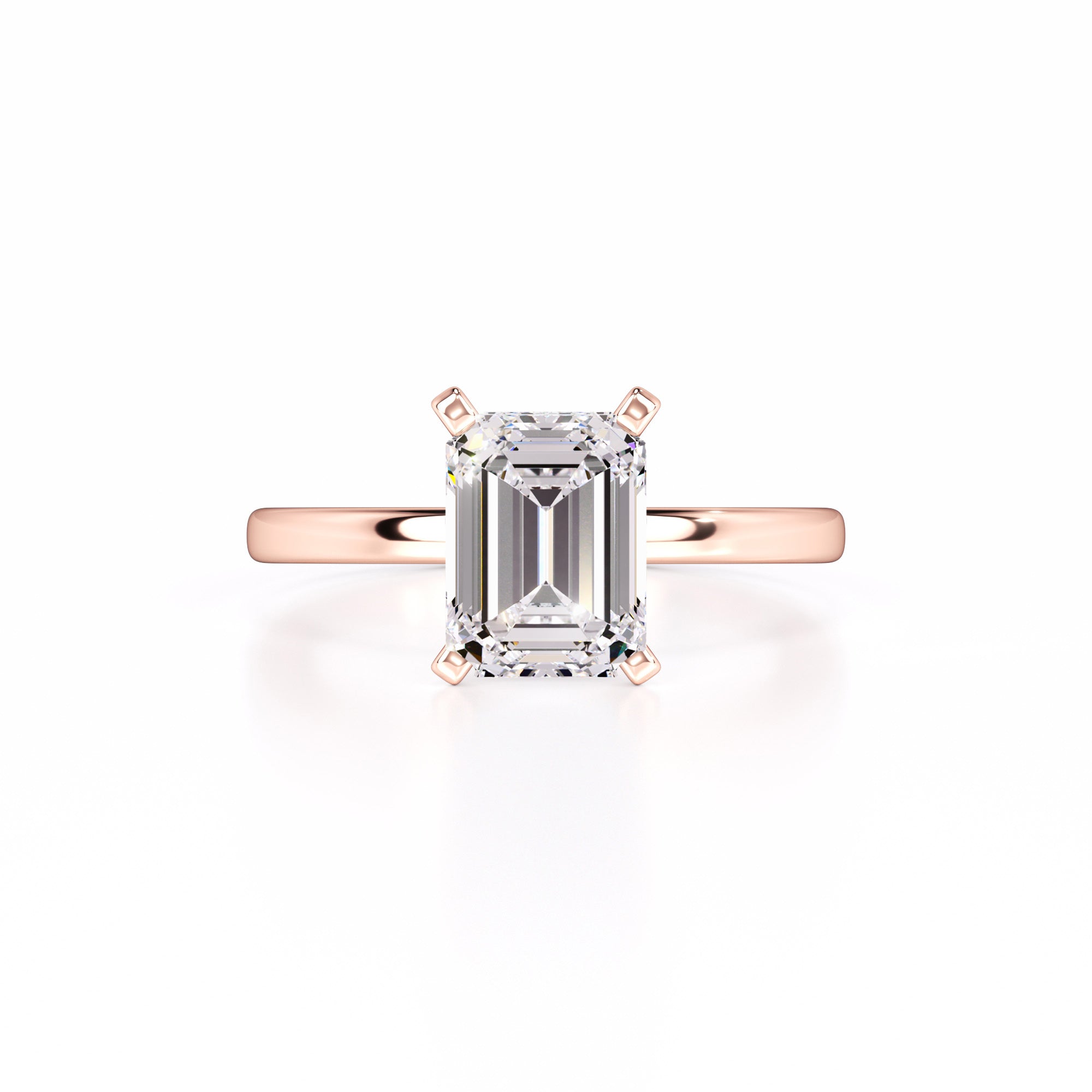 Lilly Moissanite Ring | Rose Gold | 1