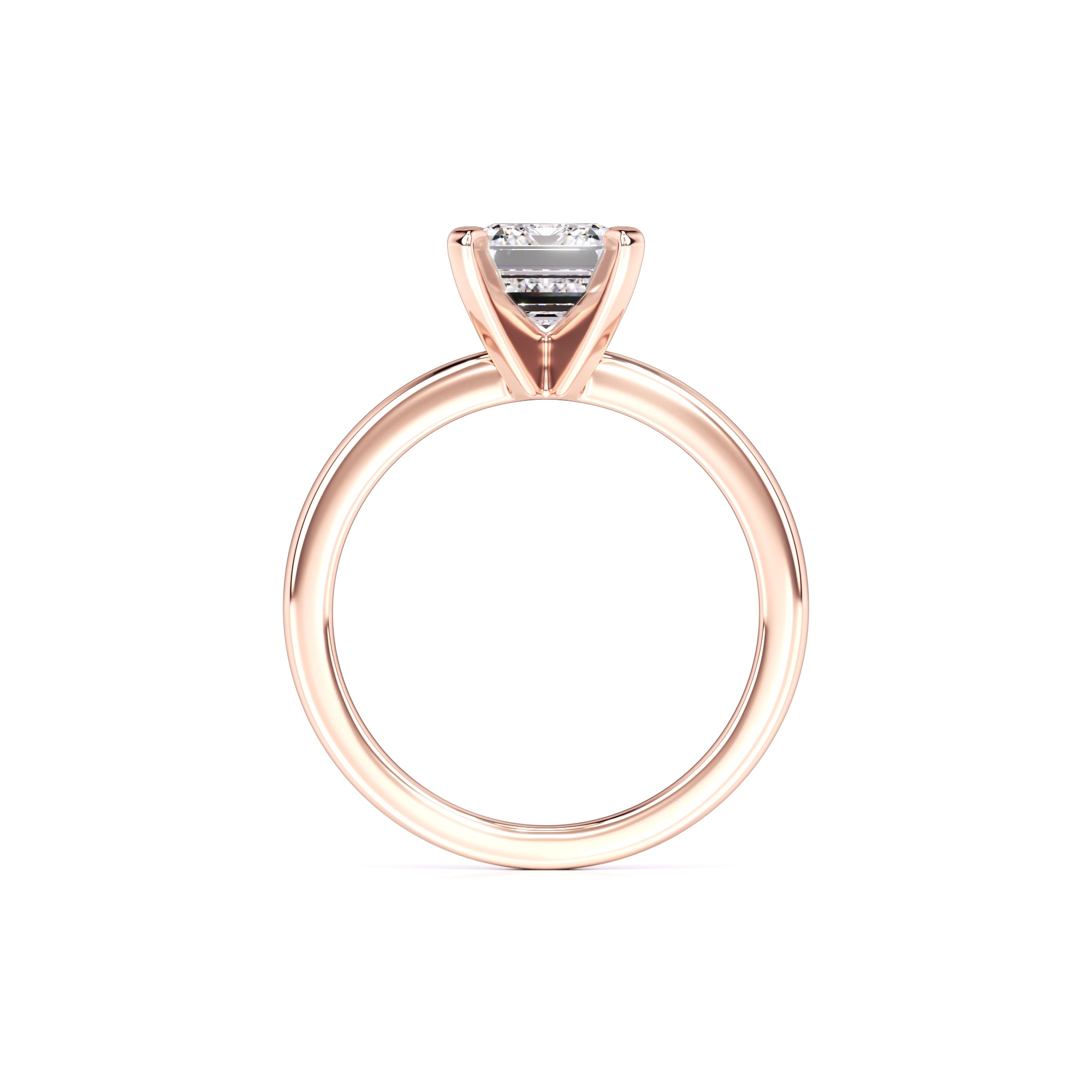 Lilly Moissanite Ring | Rose Gold | 4