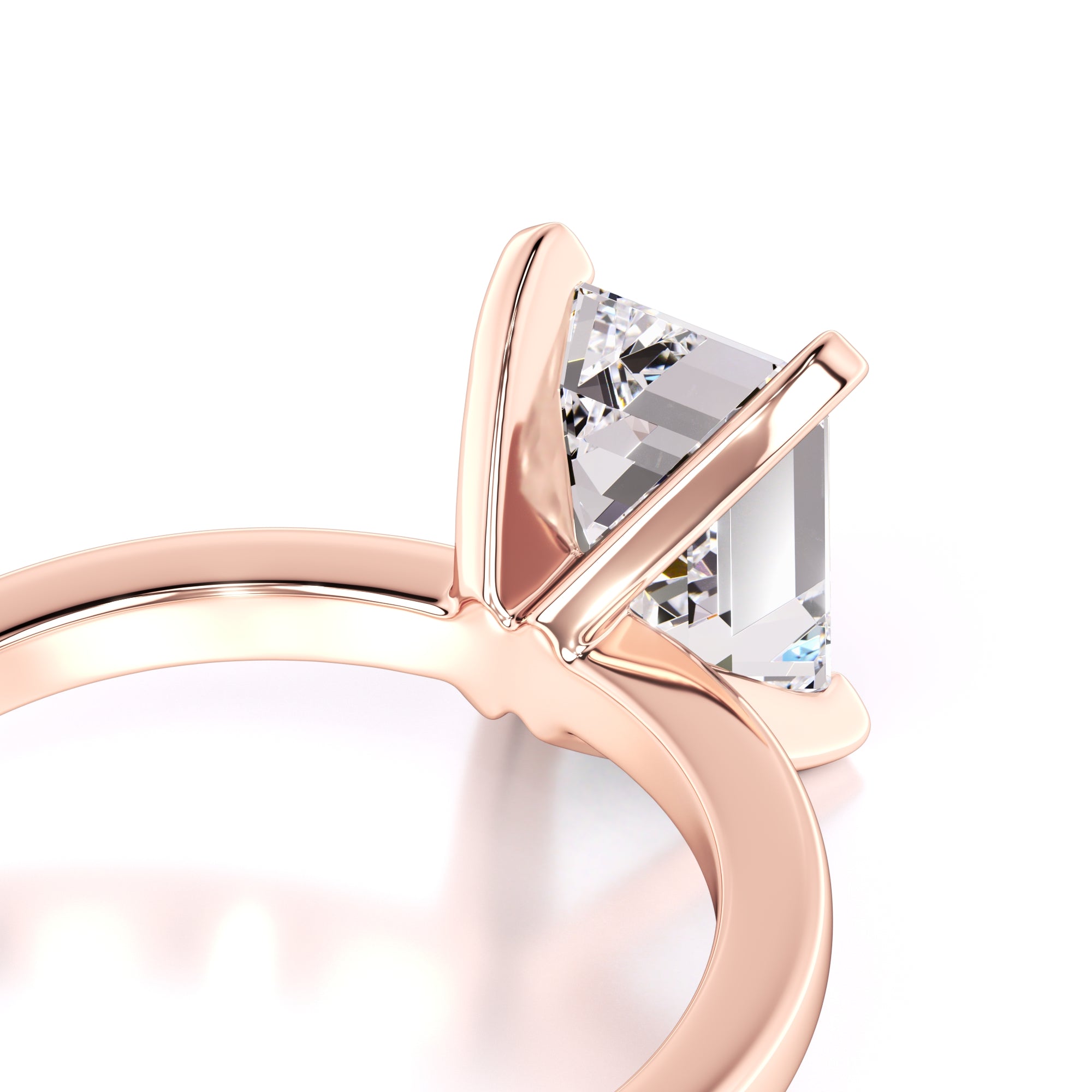 Lilly Moissanite Ring | Rose Gold | 2
