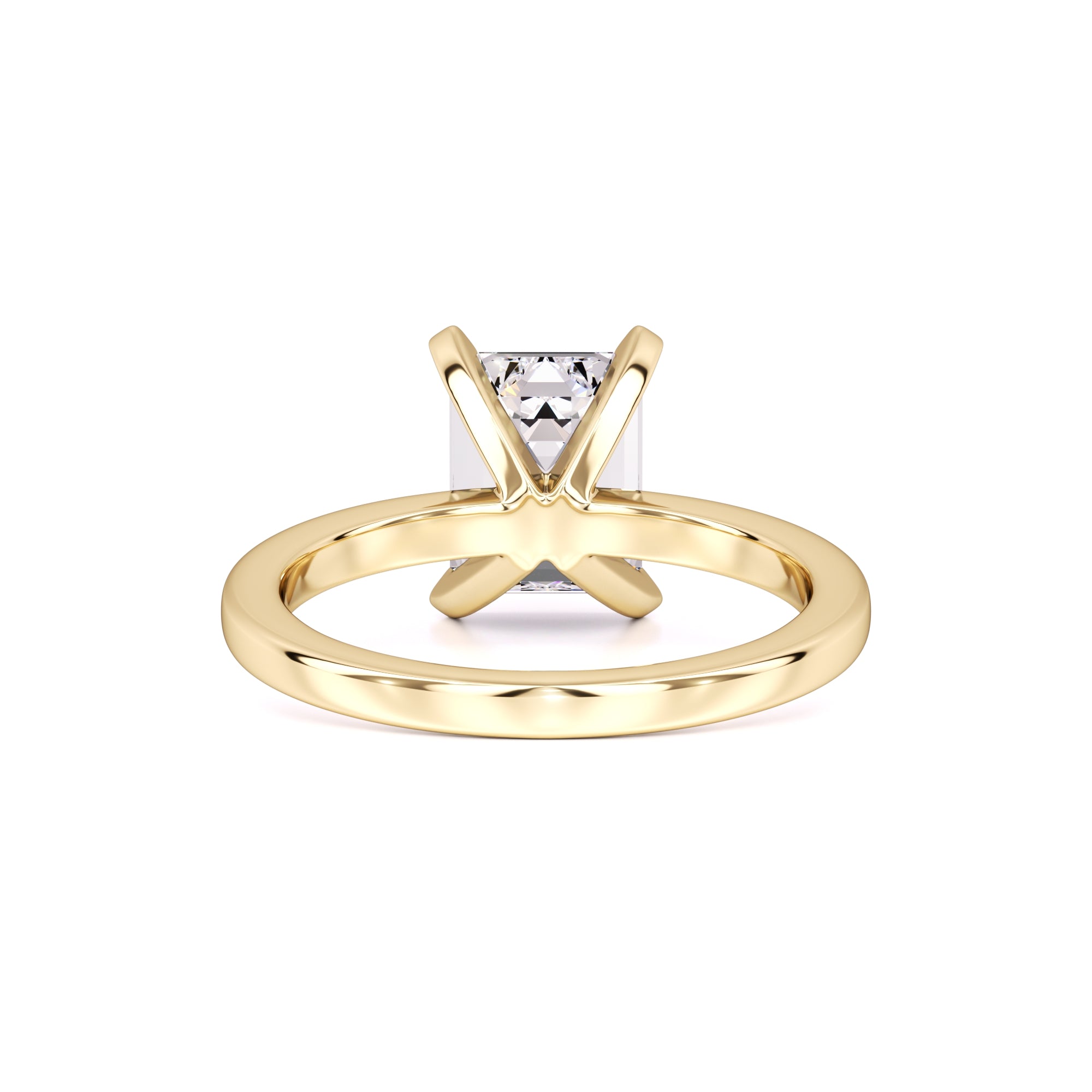 Lilly Moissanite Ring | Yellow Gold | 3