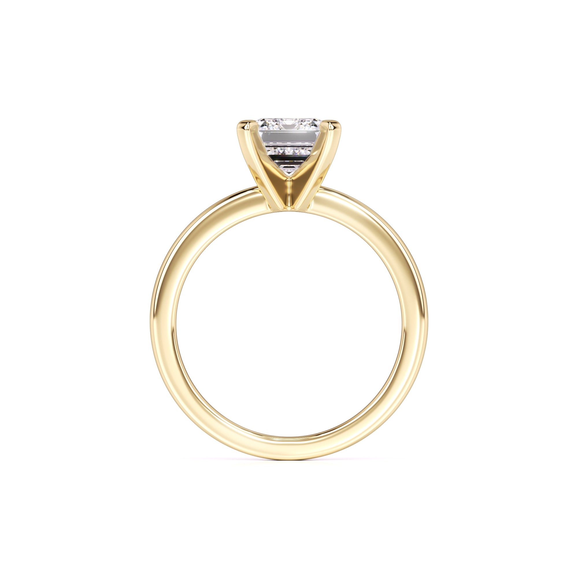 Lilly Moissanite Ring | Yellow Gold | 4