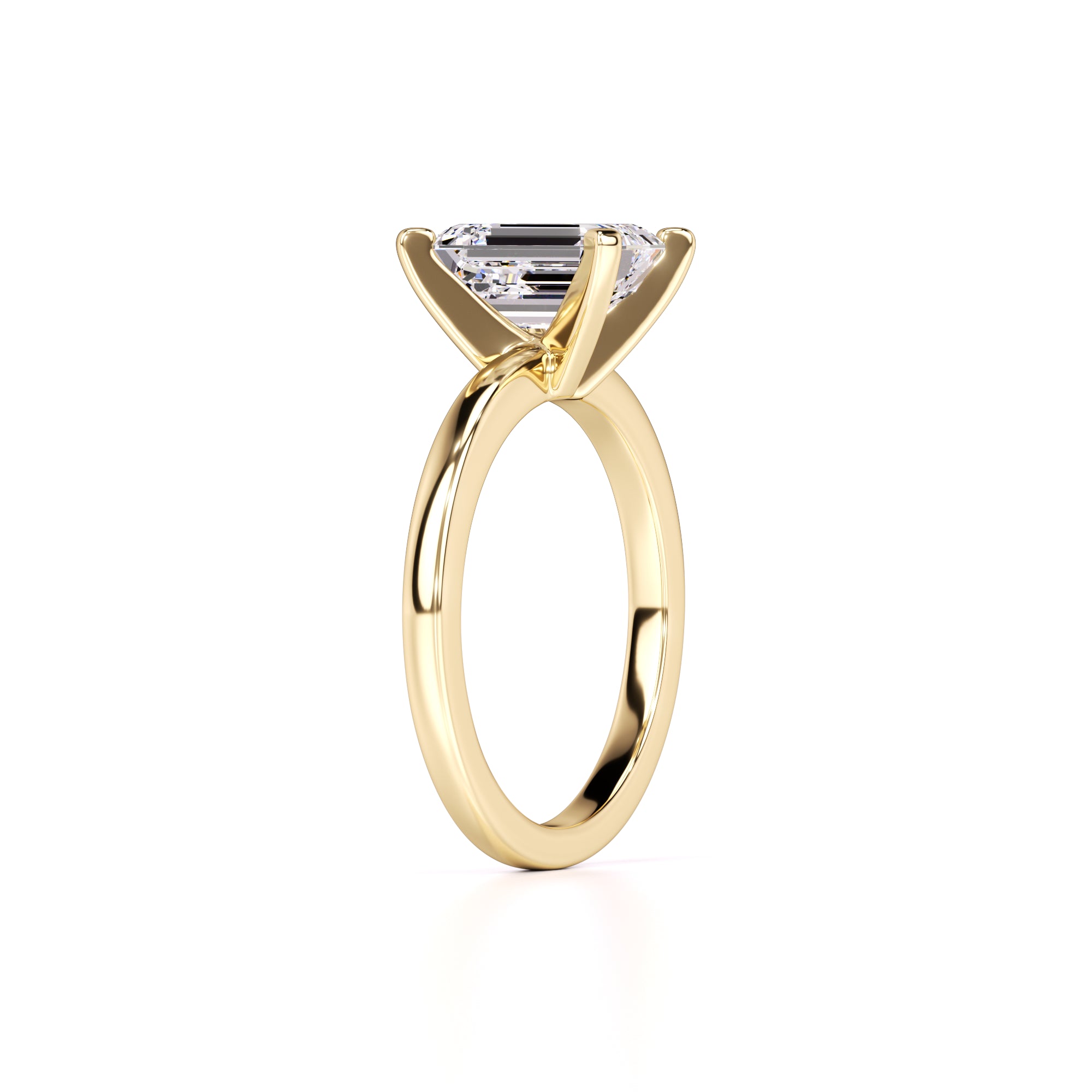 Lilly Lab Grown Diamond Ring | Yellow Gold | 3