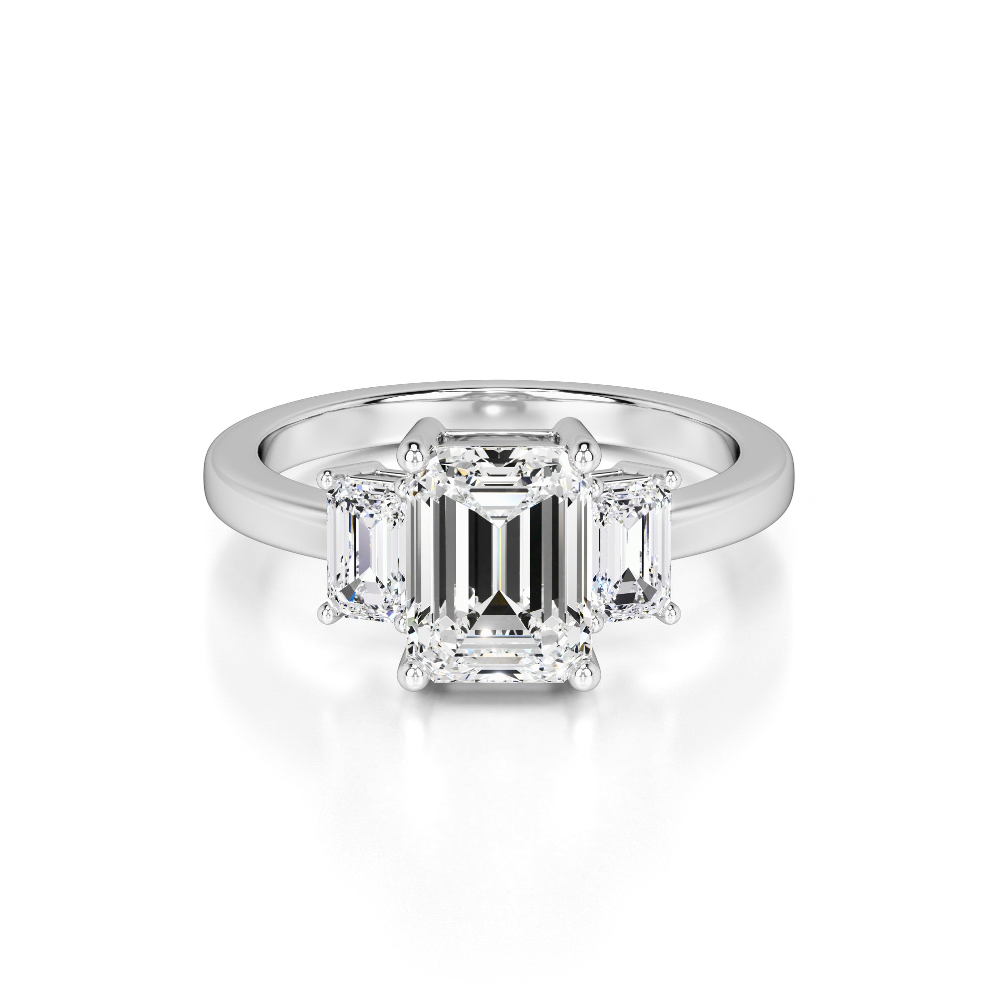 Rayna Lab Grown Diamond Ring | White Gold | 1